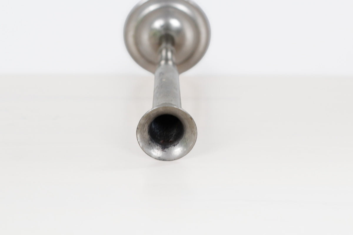 Vintage MCM German Pewter Slender Bud Vase