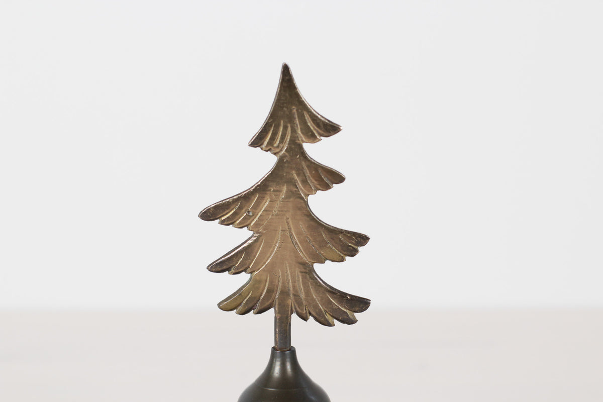 Vintage Brass Christmas Tree Bell