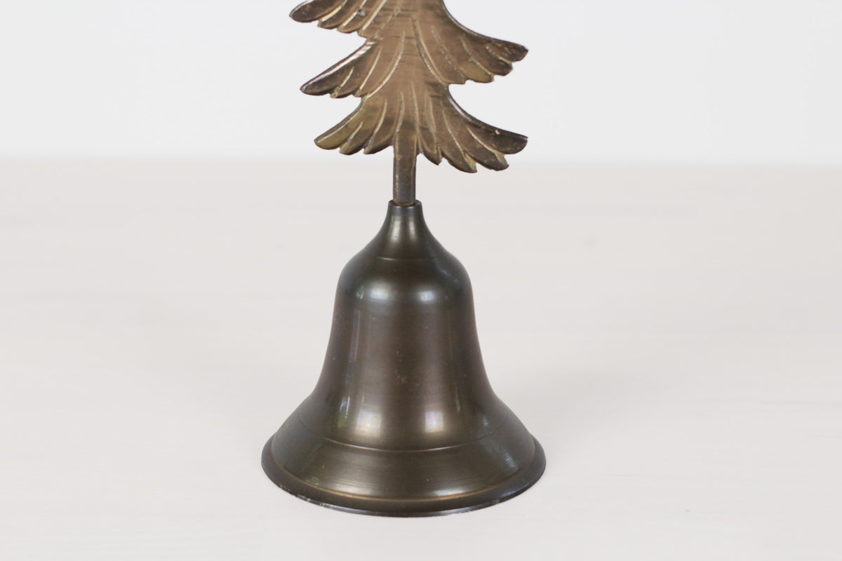 Vintage Brass Christmas Tree Bell