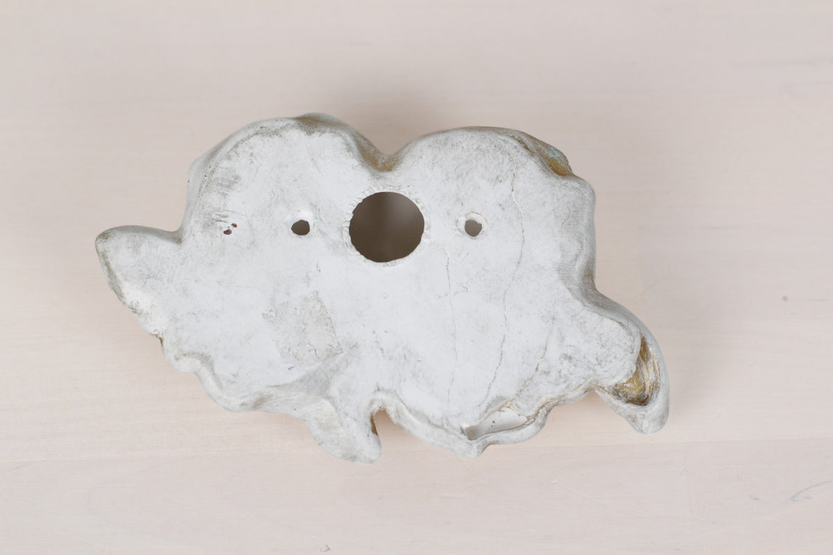 Vintage Plaster Double Cherub Wall Plaque