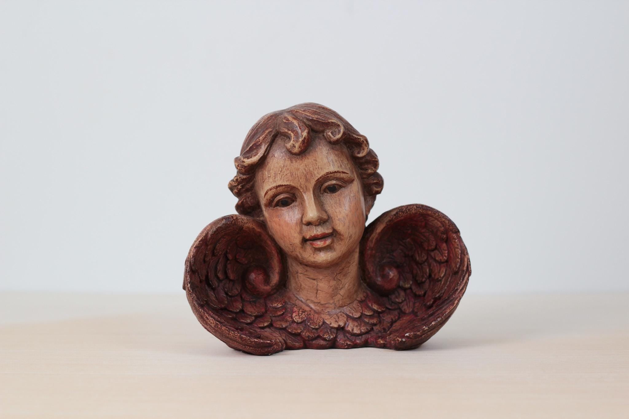 Vintage Angel Cherub Bust