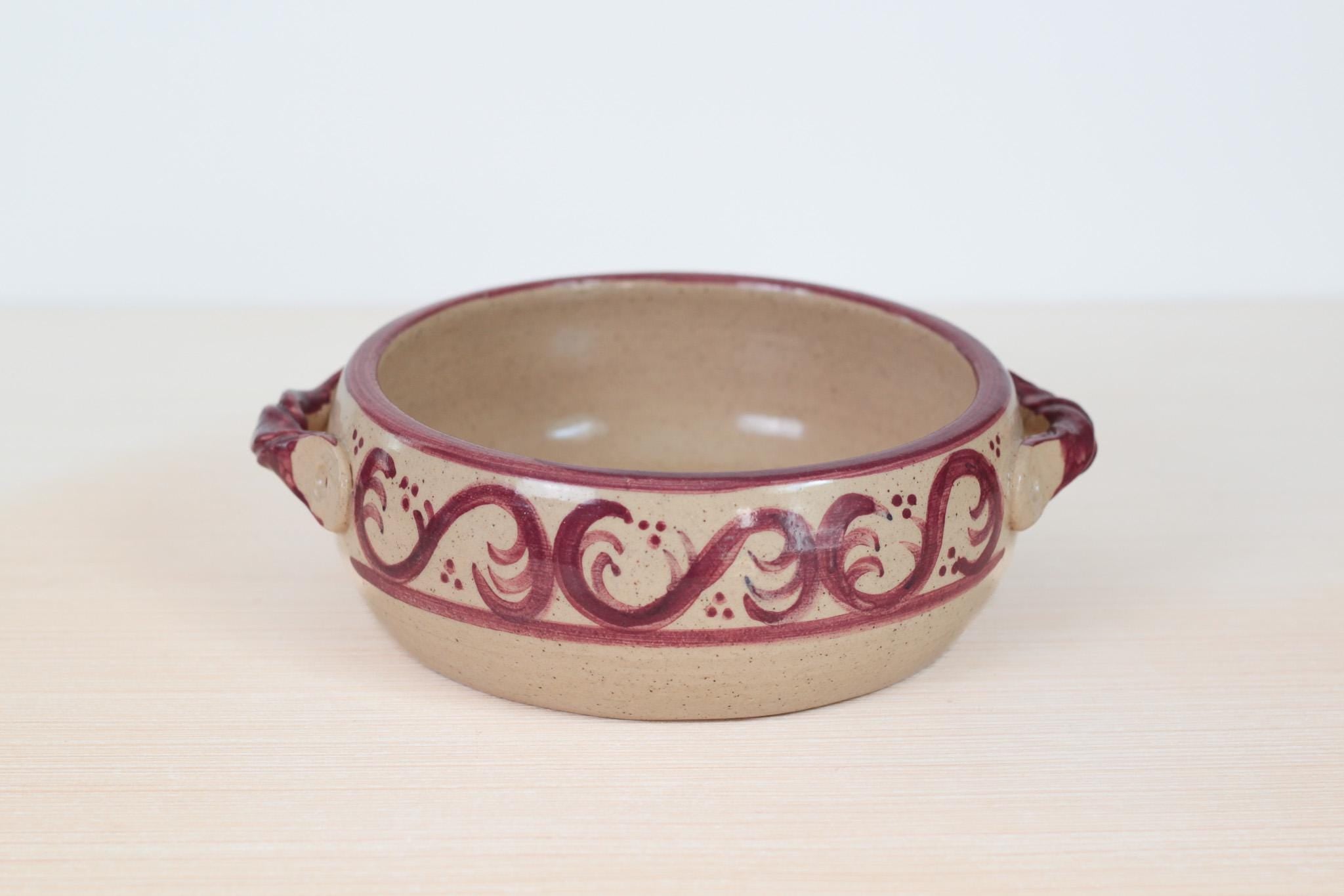 Vintage Studio Pottery Serving Dish, Signed by Artist
