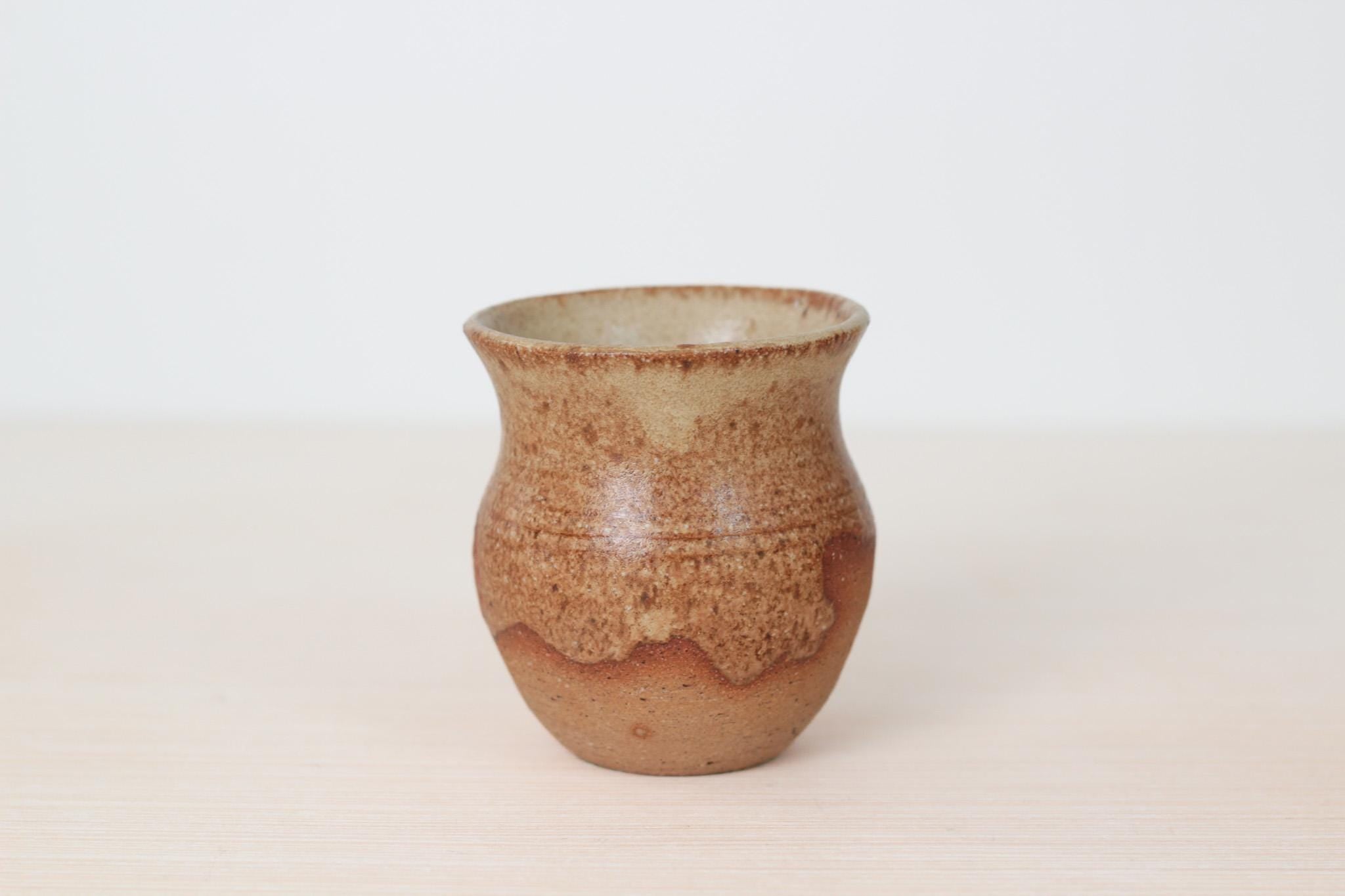 Vintage Studio Pottery Small Vase, Signed by Artist