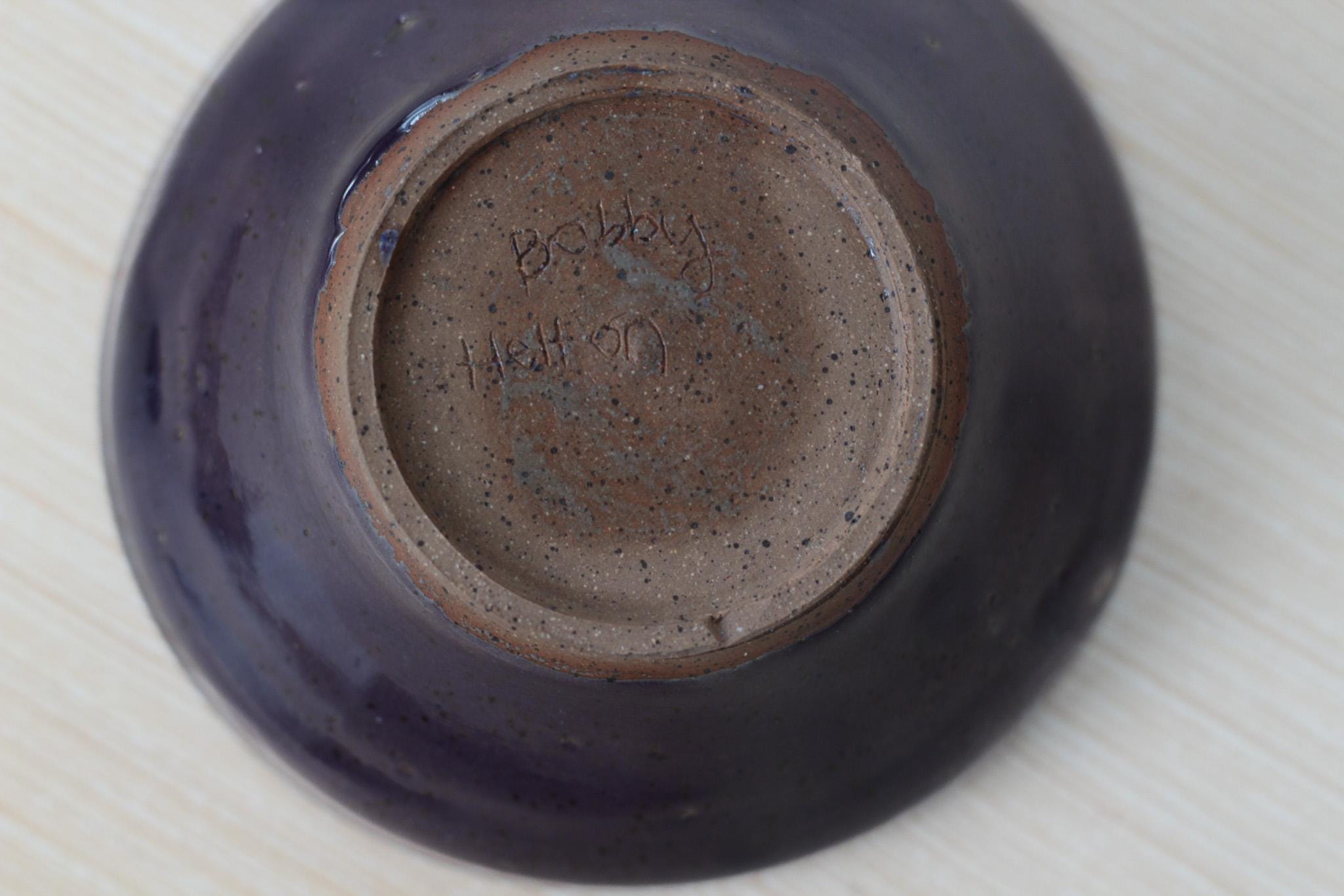 Vintage Studio Pottery Bowl or Catchall, Signed by Artist