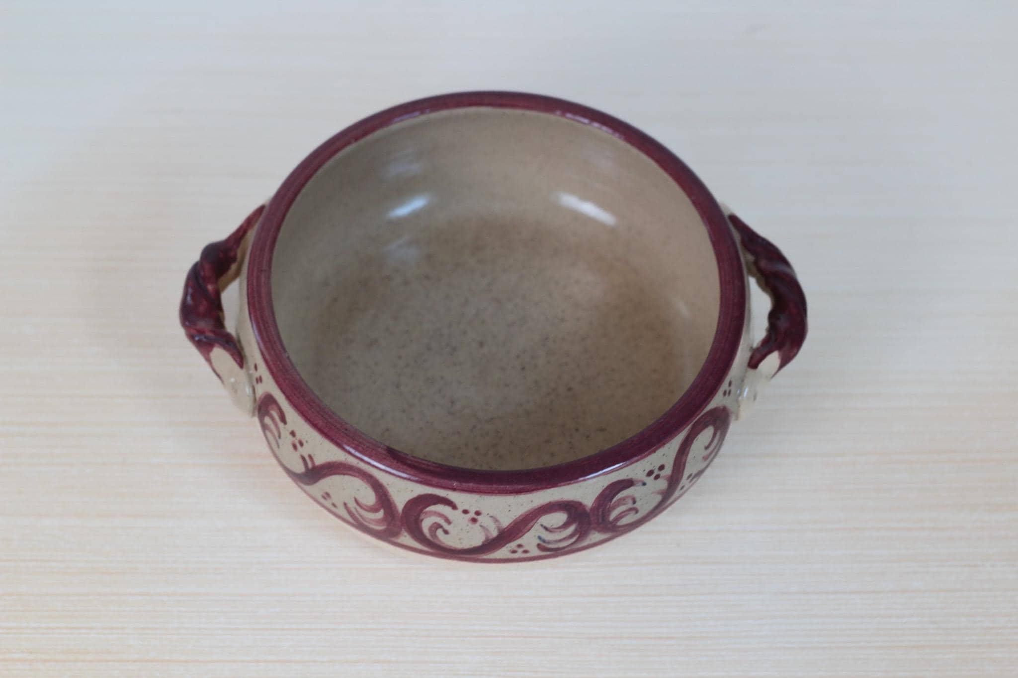Vintage Studio Pottery Serving Dish, Signed by Artist