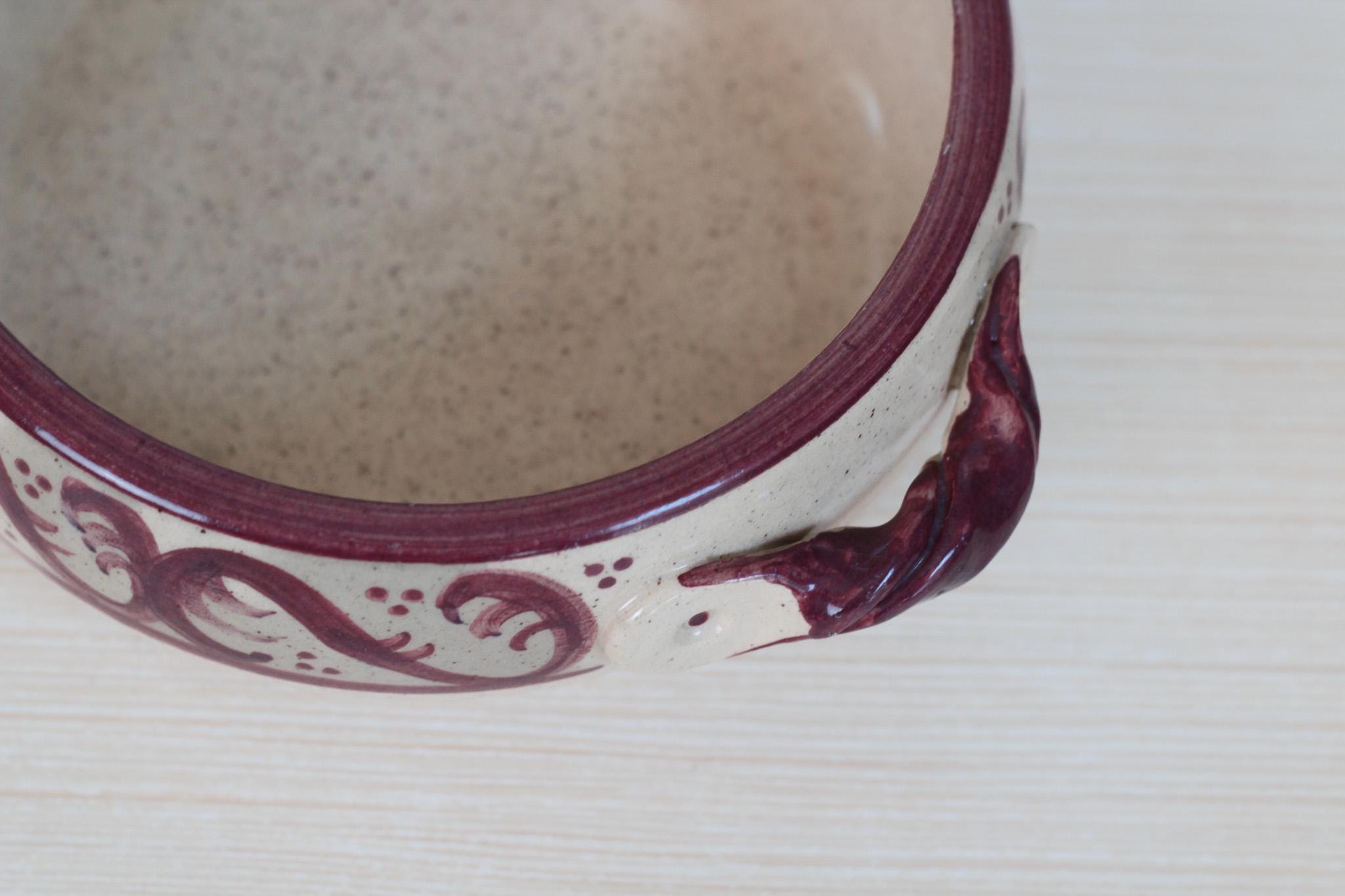 Vintage Studio Pottery Serving Dish, Signed by Artist