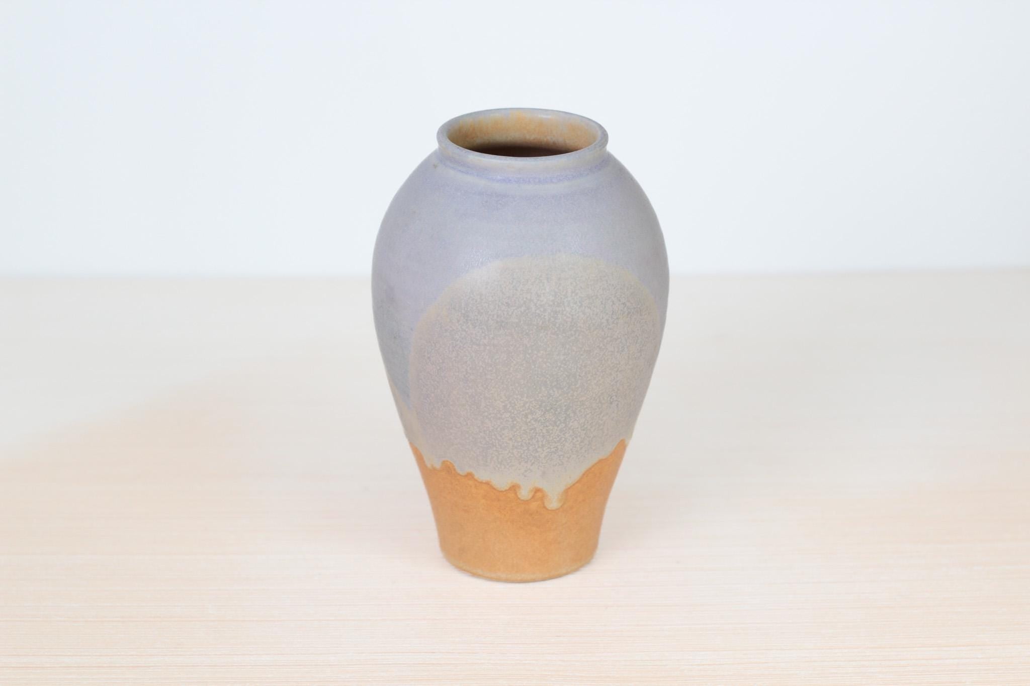 Vintage Studio Pottery Vase, Signed by Artist