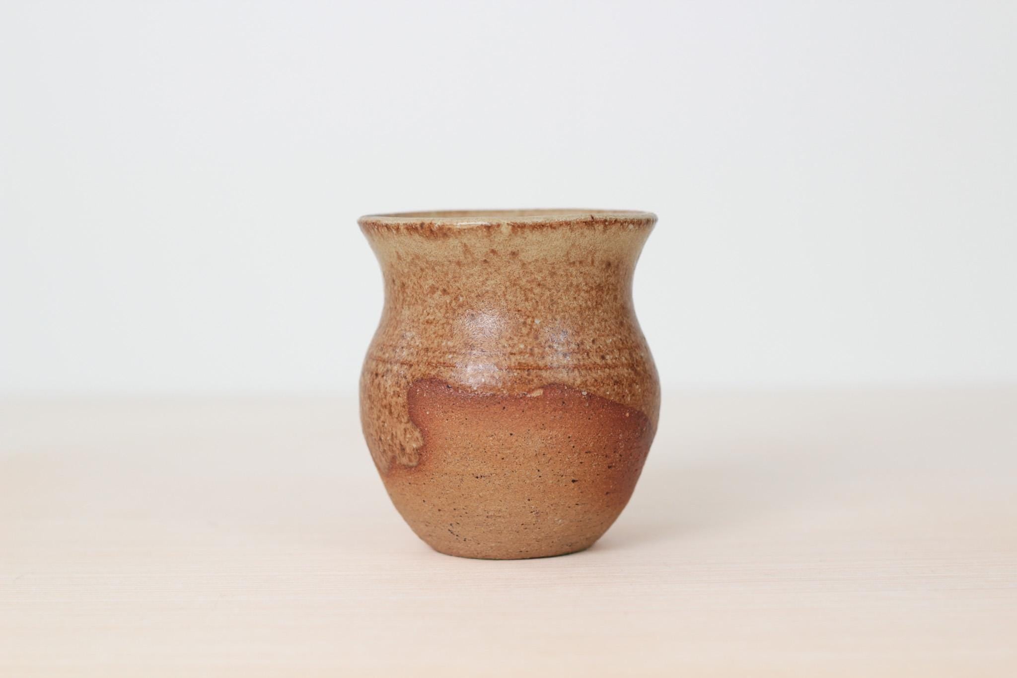 Vintage Studio Pottery Small Vase, Signed by Artist