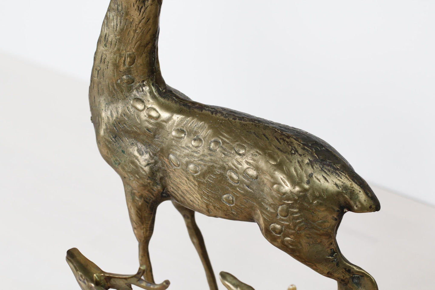Vintage MCM Brass Deer Family, Set of 4 | Large Stag and Fawns