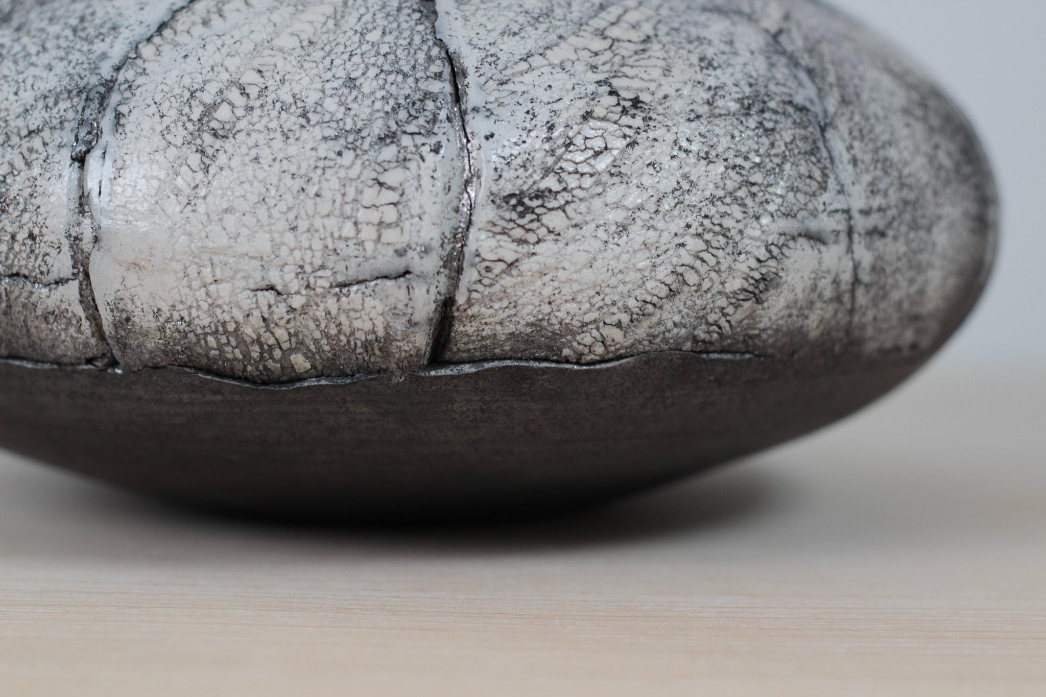 Vintage Raku Studio Pottery Sculptural Bowl, Signed by Artist