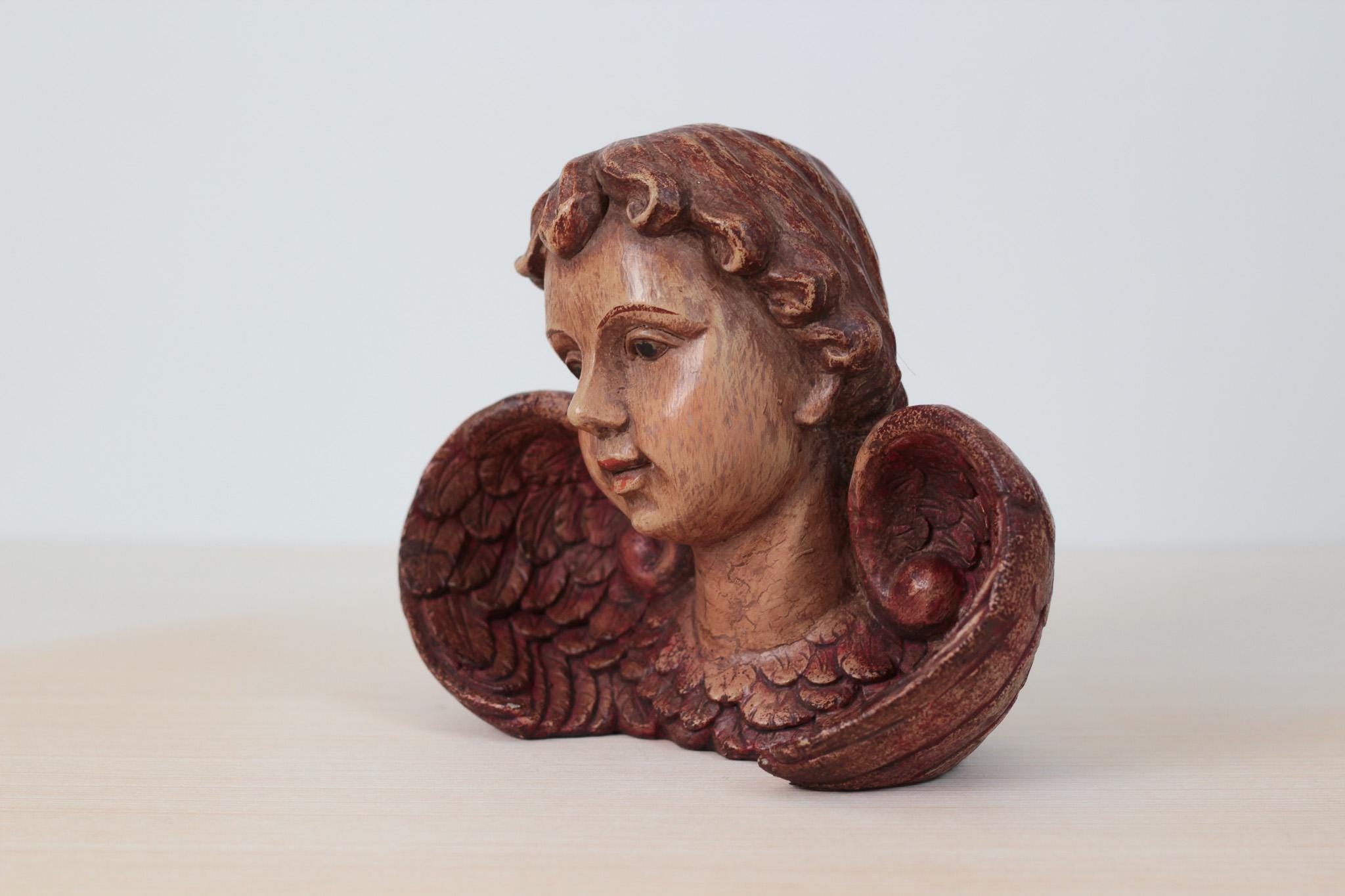 Vintage Angel Cherub Bust