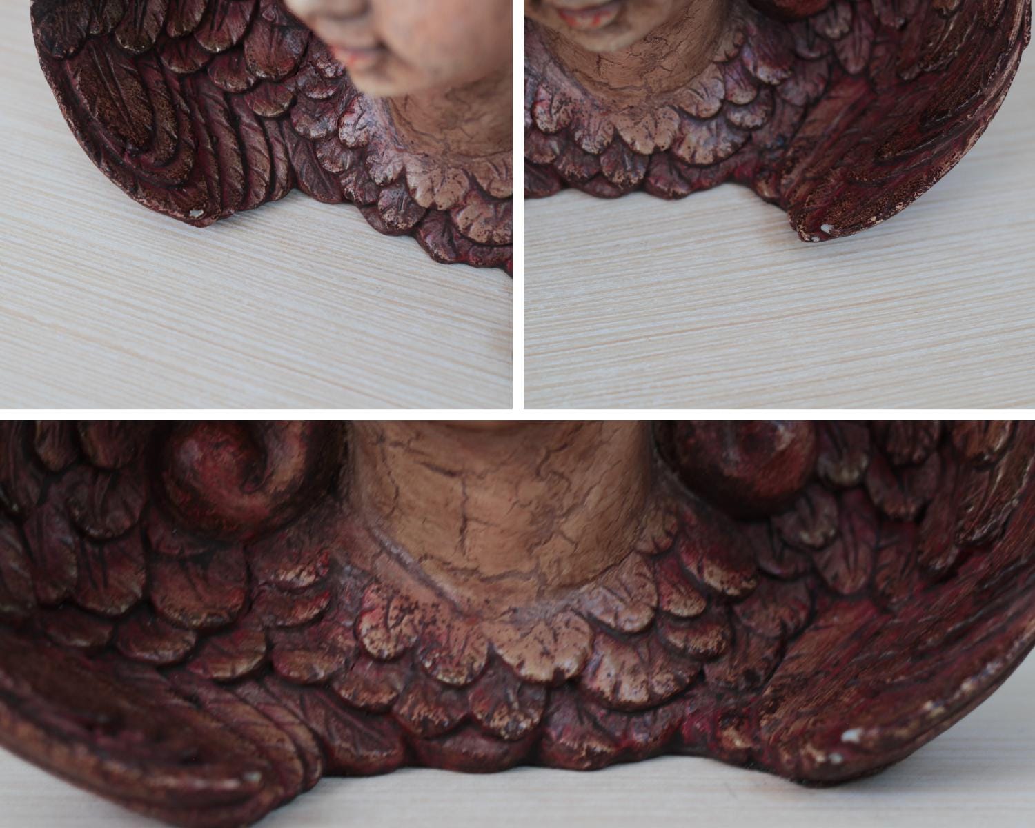 Vintage Angel Cherub Bust