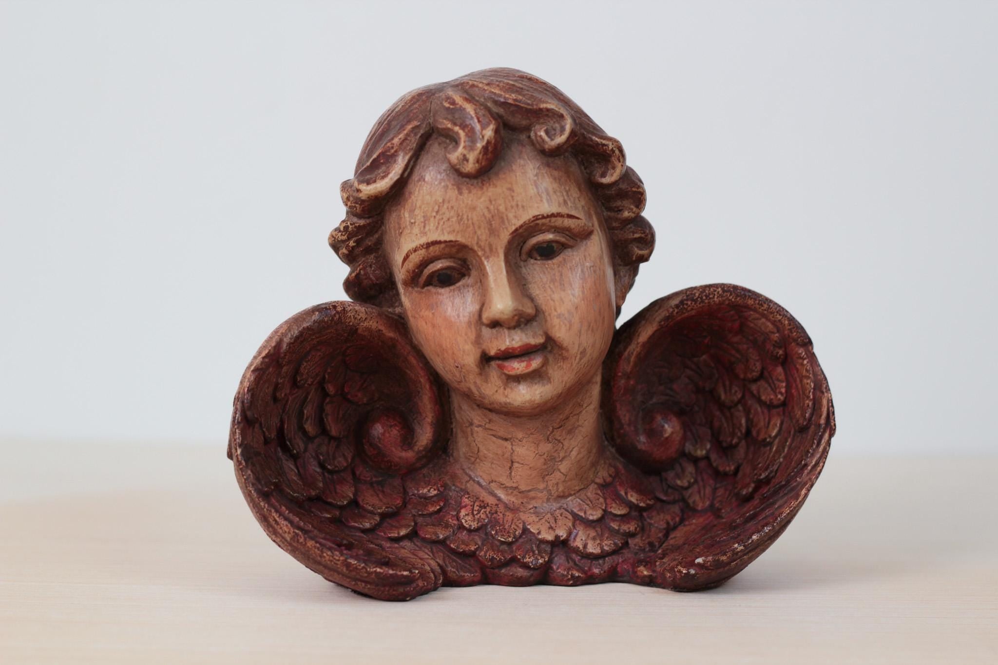 Vintage Angel Cherub Bust