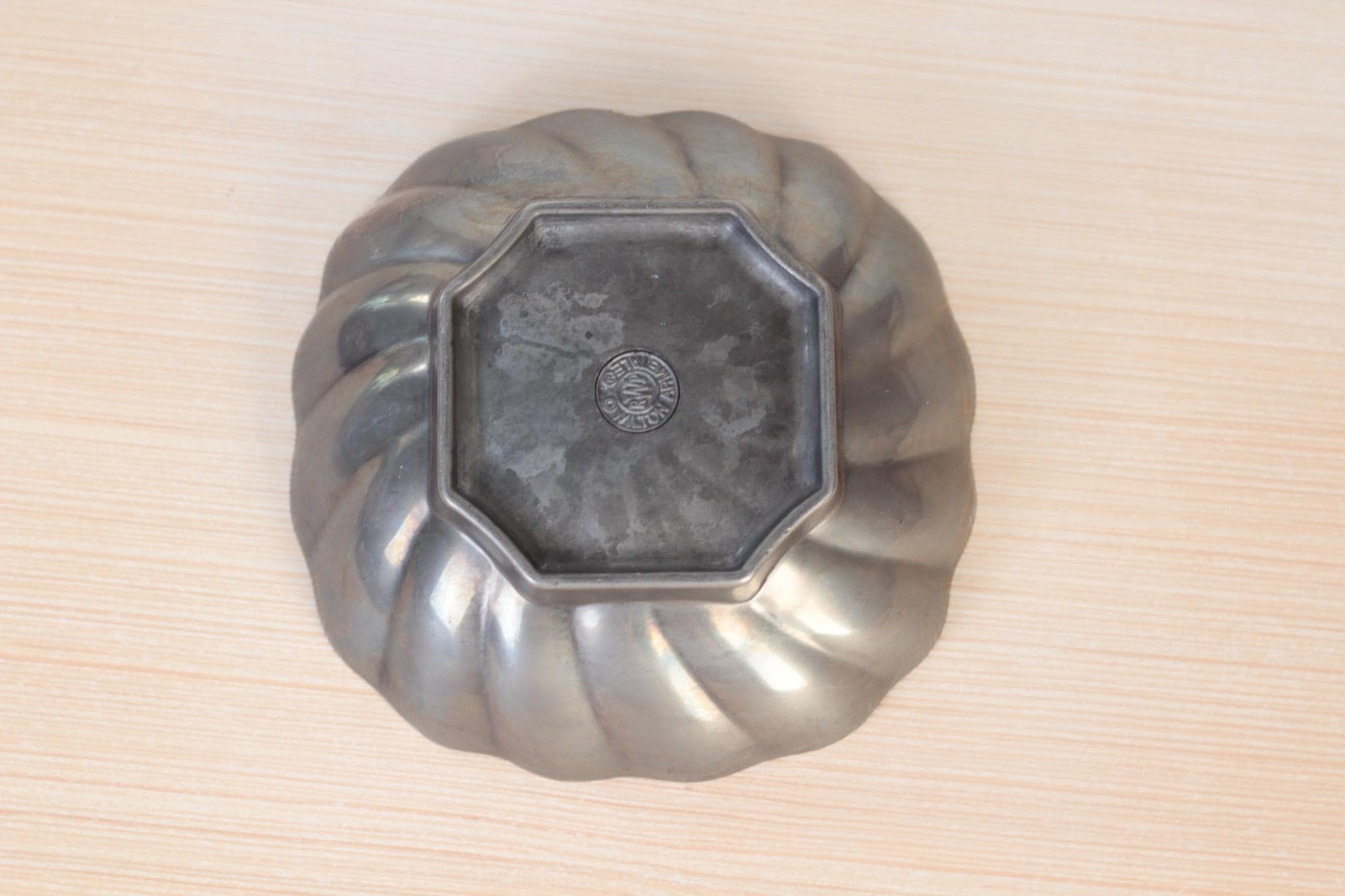 Vintage Wilton Armetale Fluted Bowl