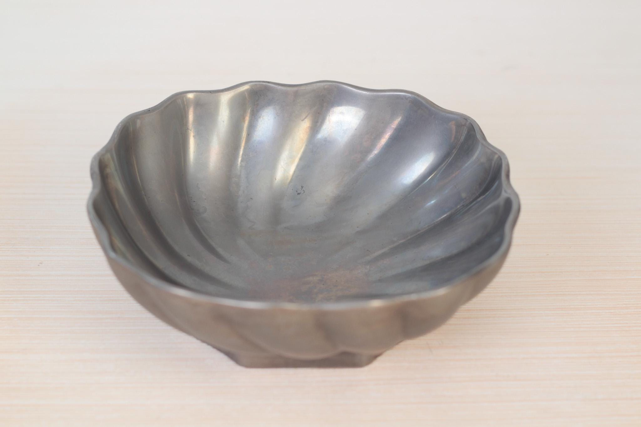 Vintage Wilton Armetale Fluted Bowl