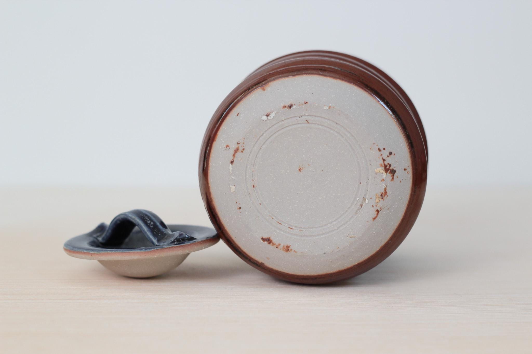 Vintage Studio Pottery Lidded Jar
