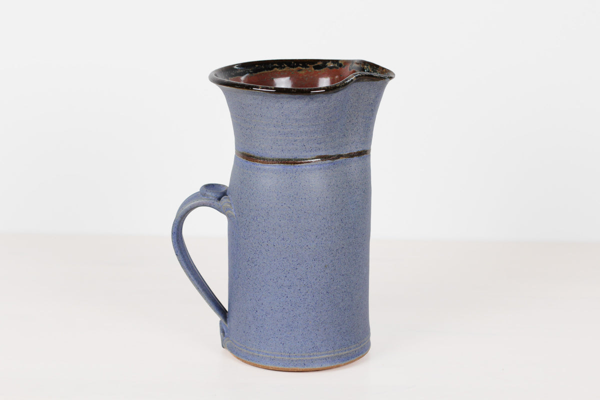 Vintage Handmade Studio Pottery Stoneware Pitcher | Signed by Artist