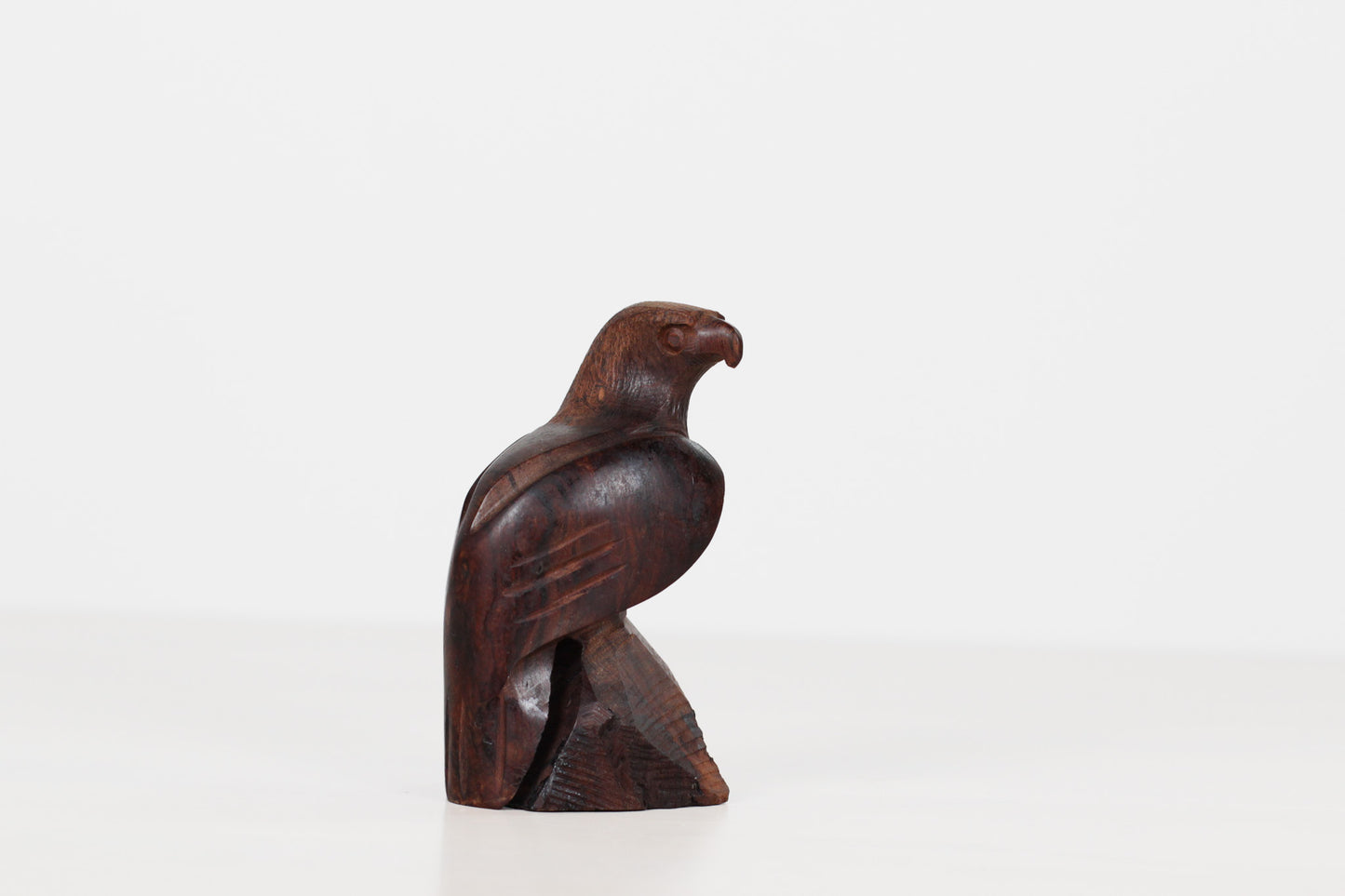 Vintage MCM Ironwood Eagle Sculpture