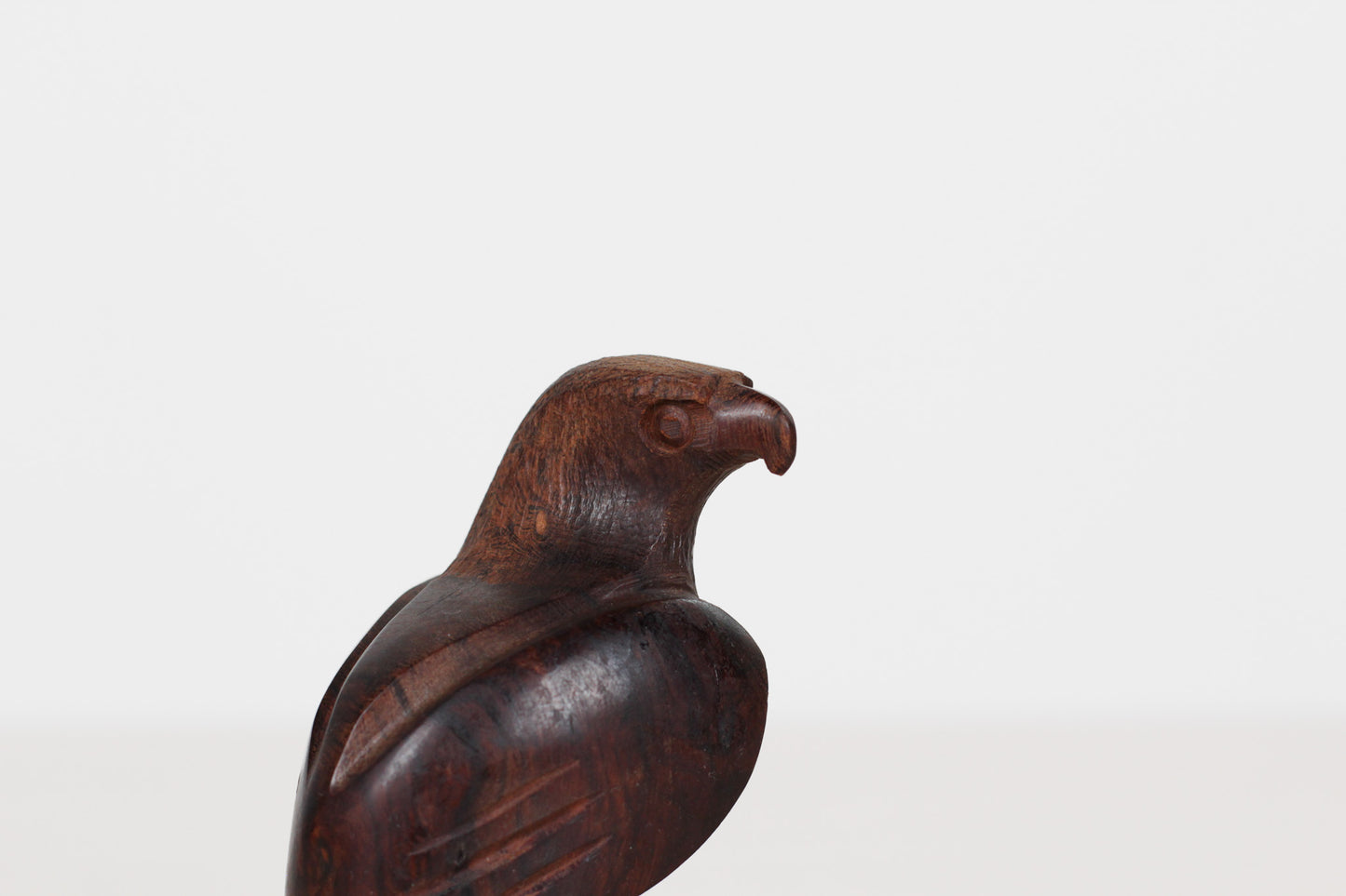 Vintage MCM Ironwood Eagle Sculpture