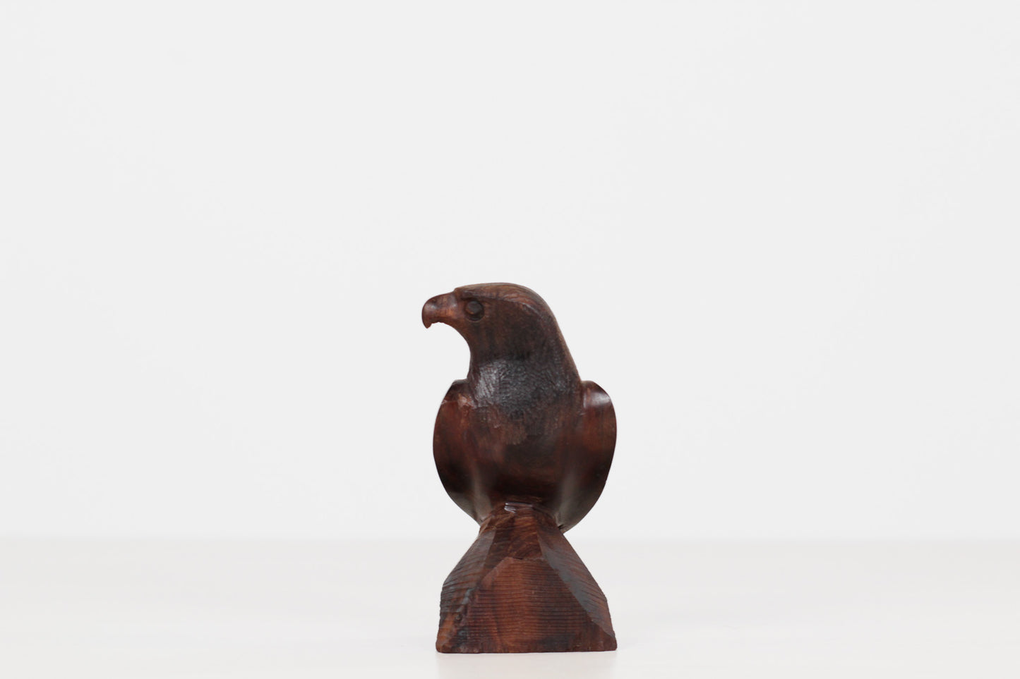 Vintage MCM Ironwood Eagle Sculpture