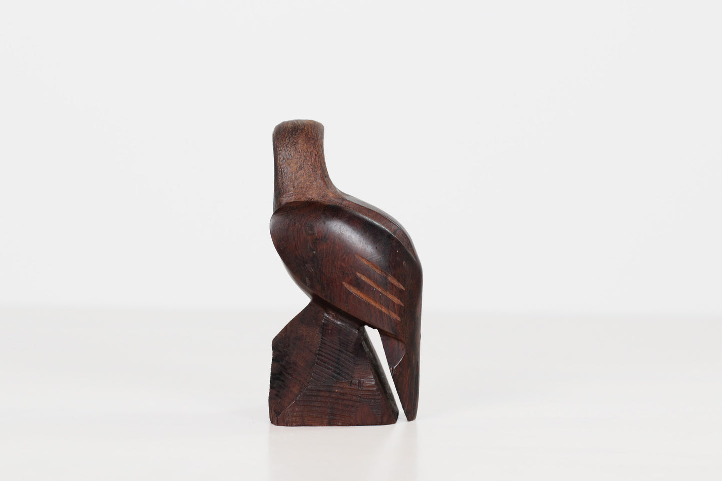 Vintage MCM Ironwood Eagle Sculpture