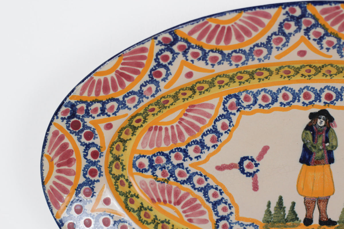 Vintage French Henriot Quimper Oval Platter