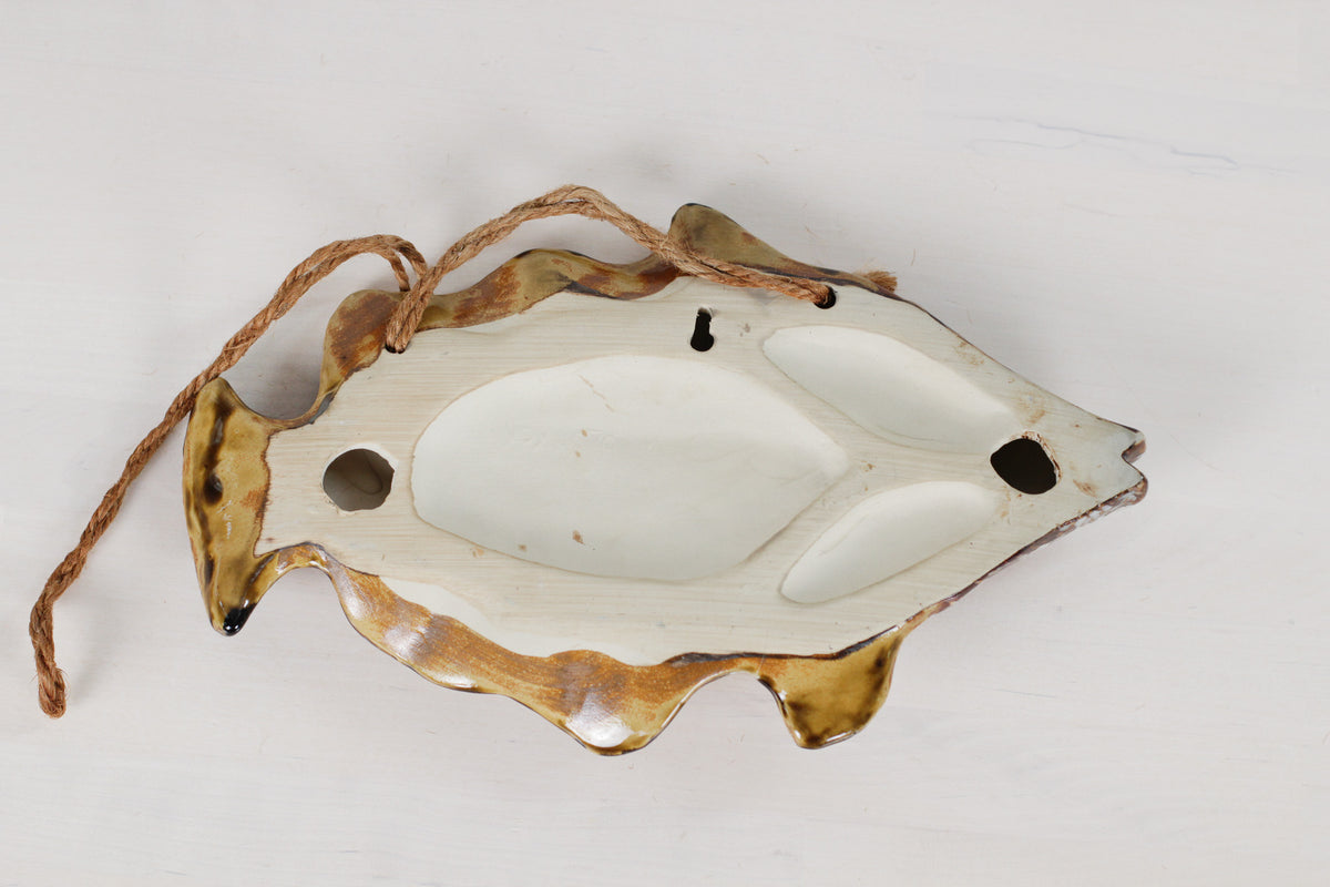 Mid-Century French Majolica Fish Wall Plaques | Vallauris Pottery