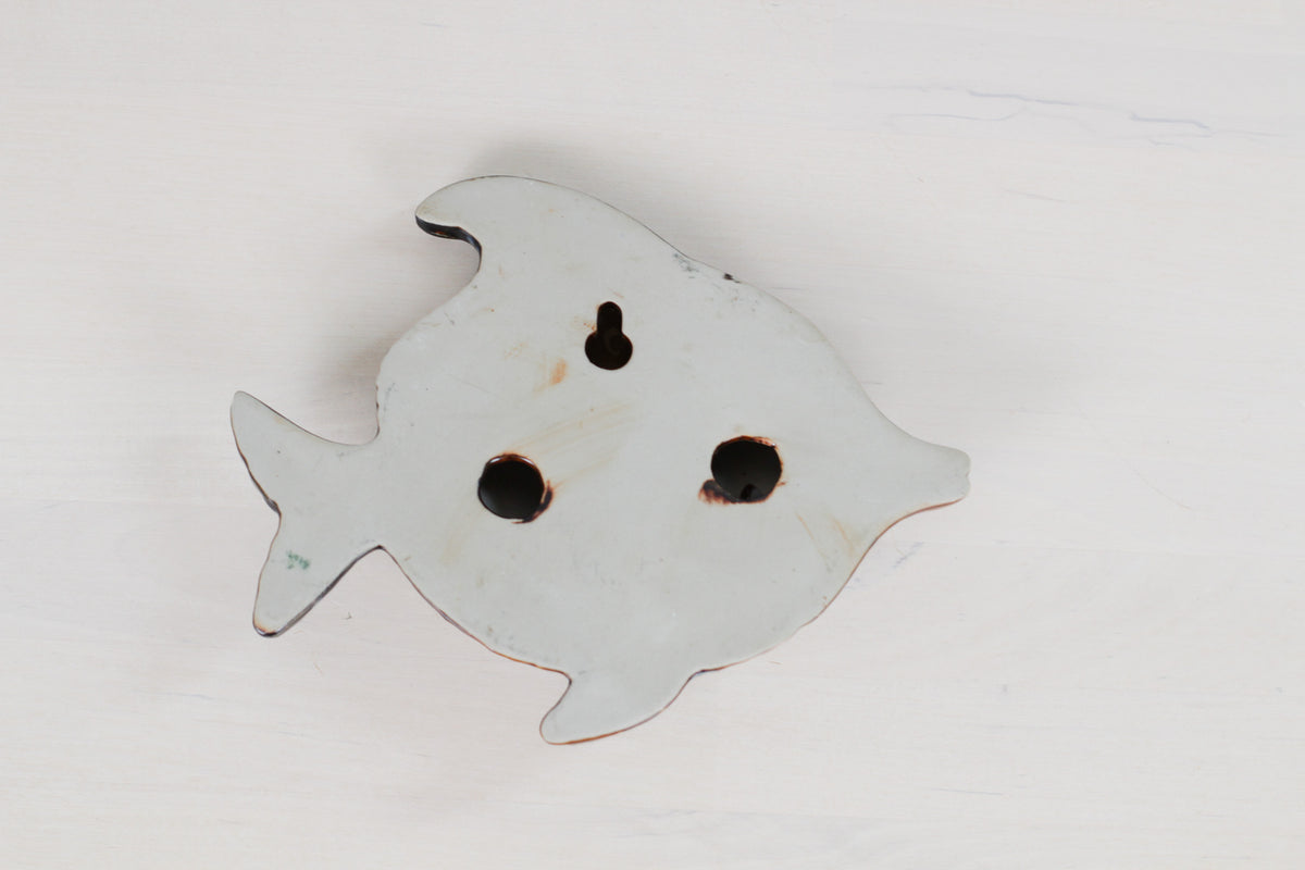 Mid-Century French Majolica Fish Wall Plaques | Vallauris Pottery