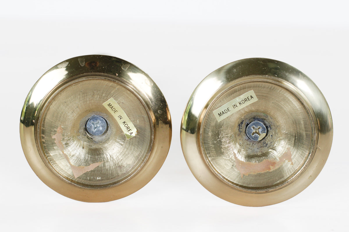 Pair of Vintage Brass Candlesticks