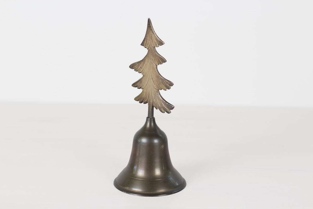 Vintage Brass Christmas Tree Bell