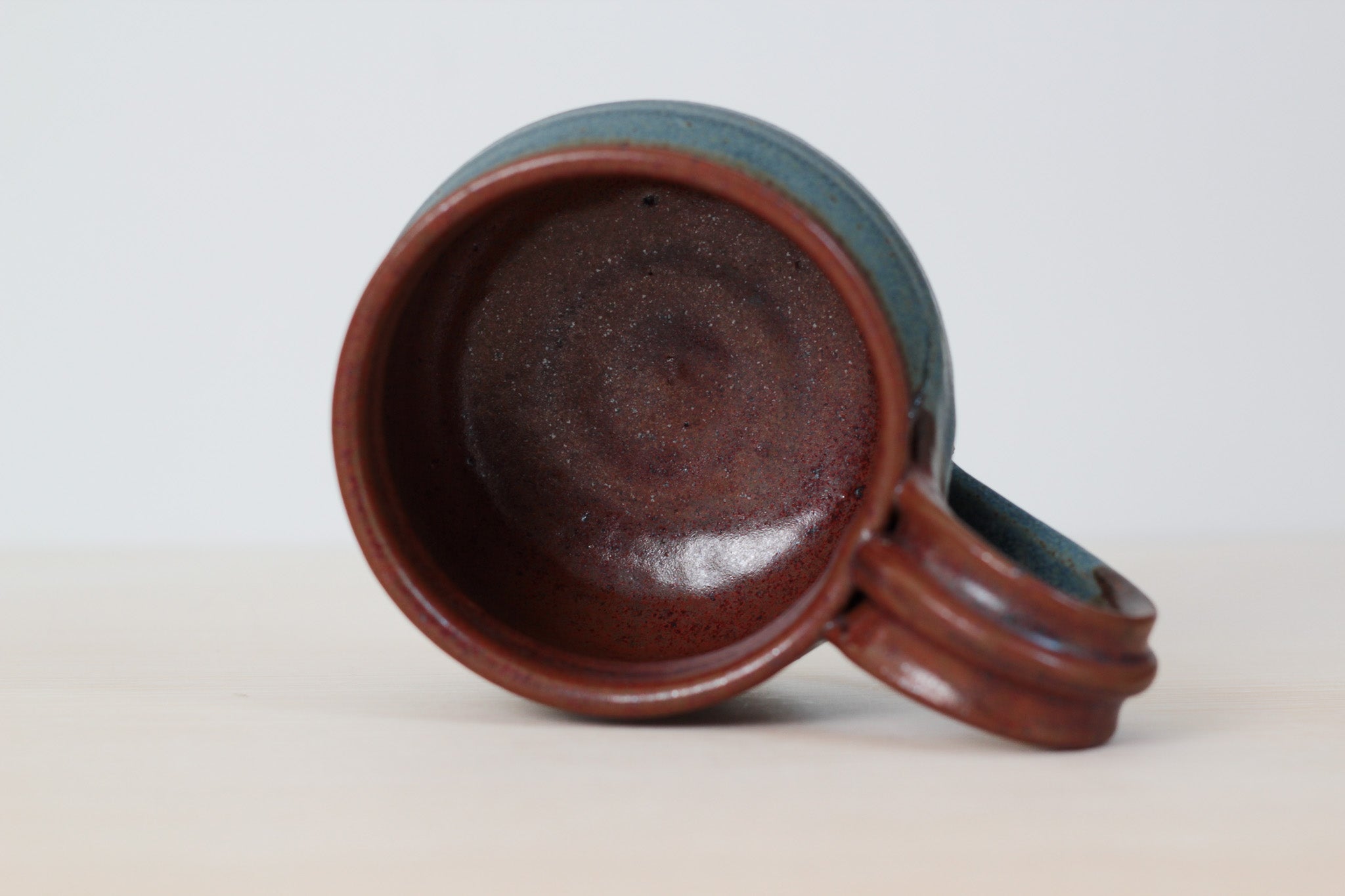 Vintage Studio Pottery Mug or Handled Soup Bowl, Signed by Artist