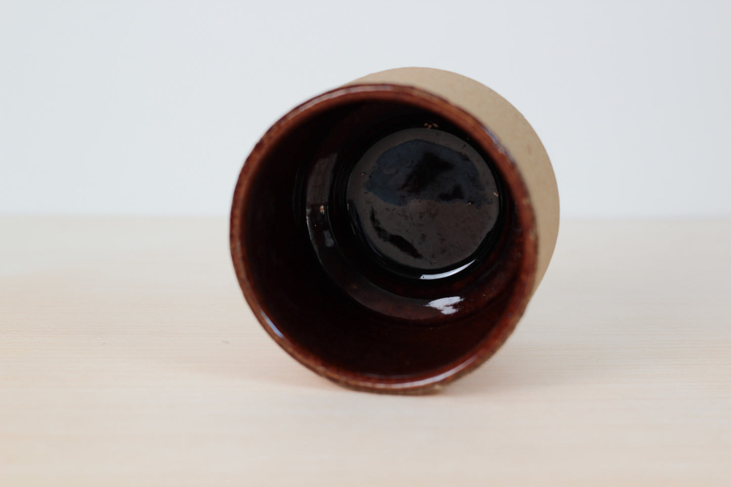 Vintage West German Brutalist Stoneware Pottery Planter