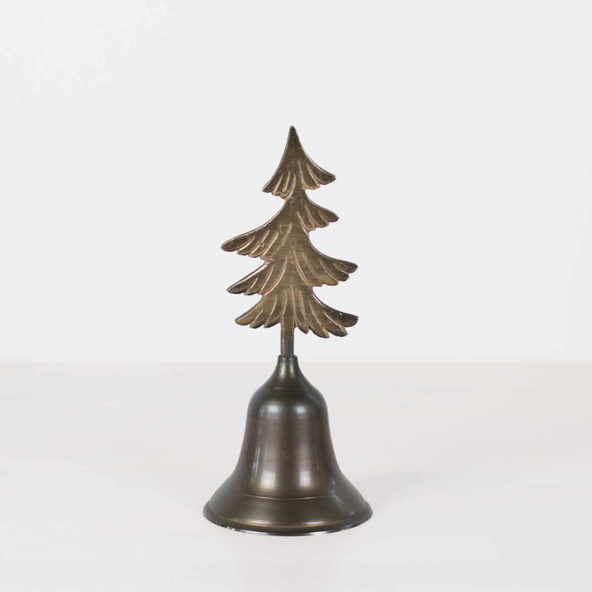 Vintage Brass Christmas Tree Bell