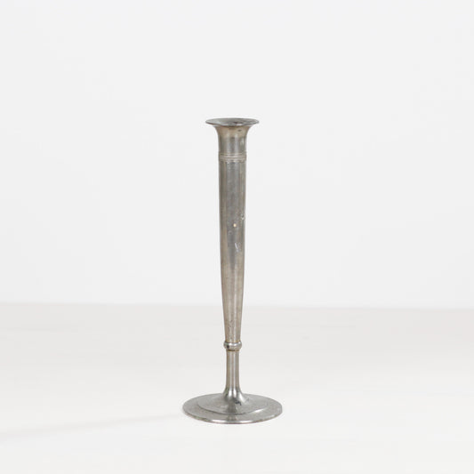Vintage MCM German Pewter Slender Bud Vase
