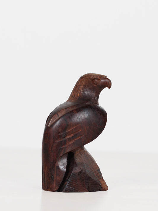 Vintage MCM Ironwood Eagle Sculpture