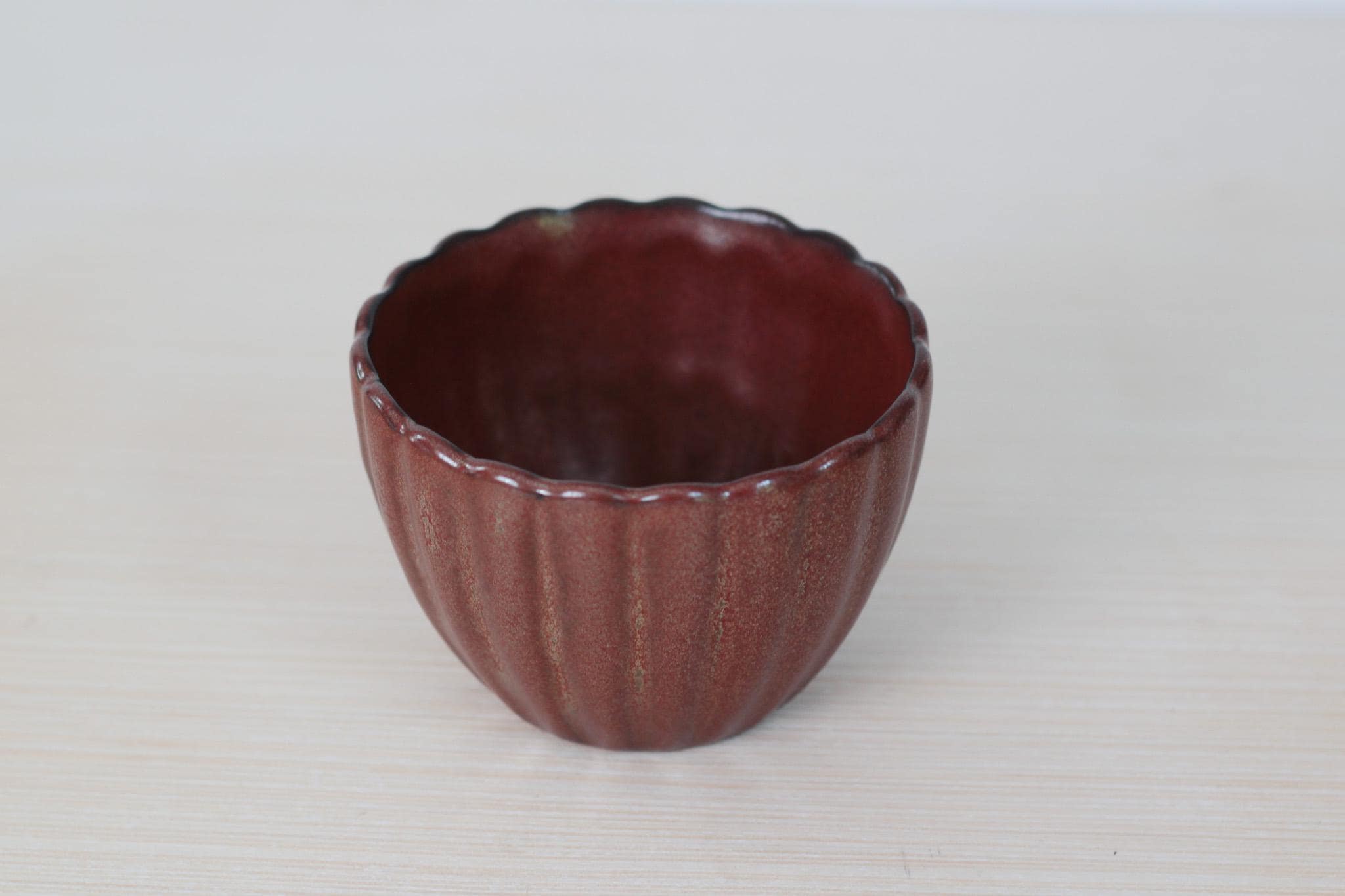 Vintage Studio Pottery Fluted Bowl