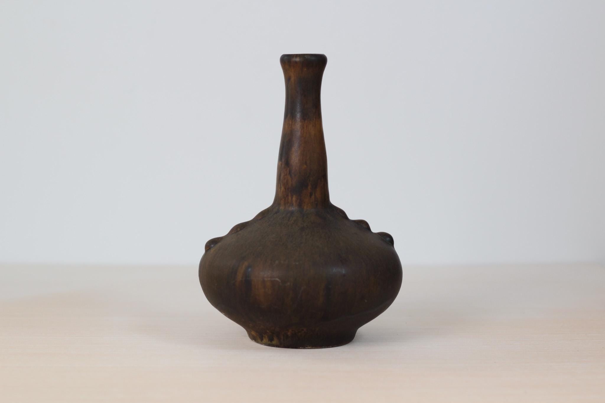 Vintage Mid-Century Maigon Daga Form 52 Bud Vase, Signed by Artist