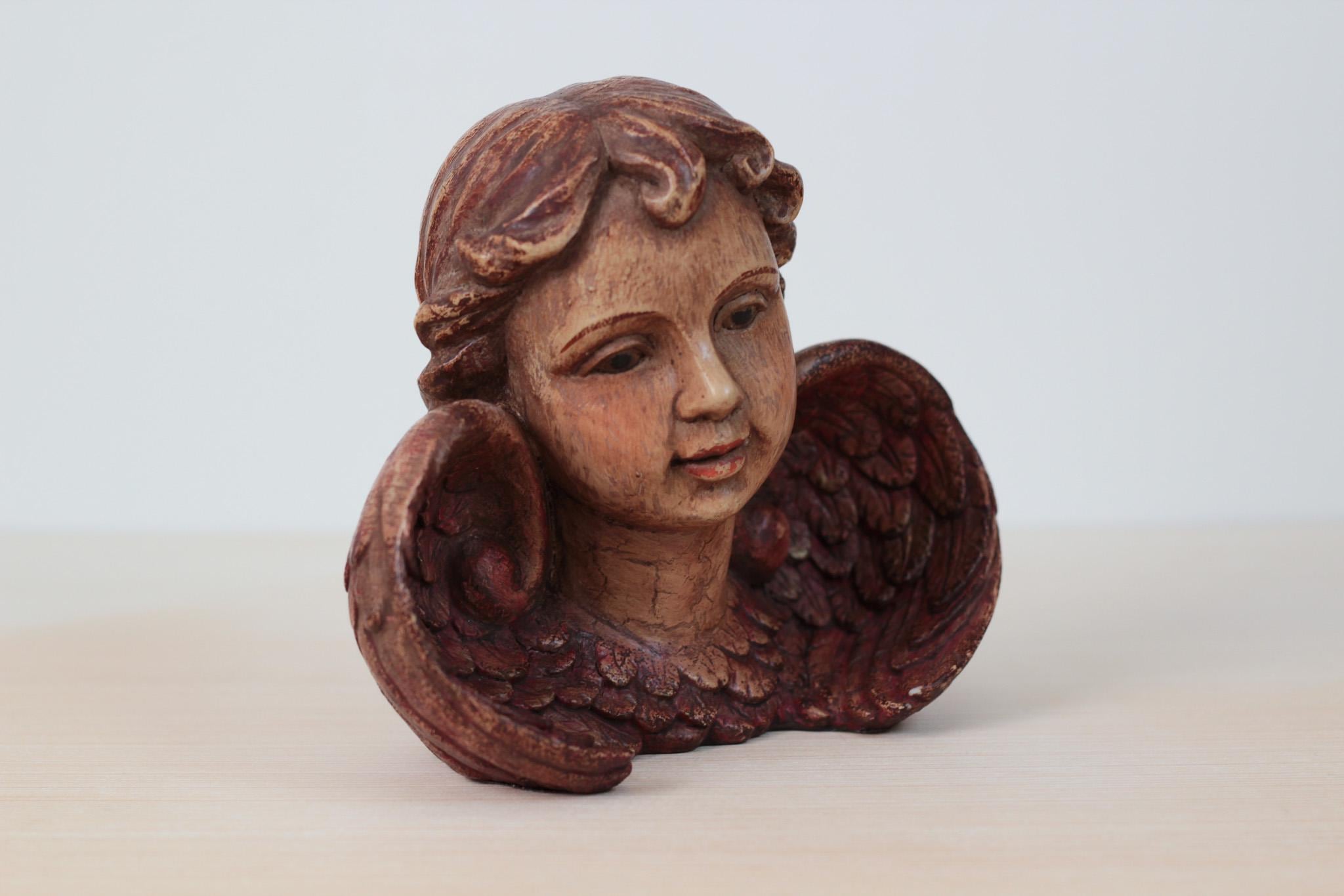 Vintage Angel Cherub Bust
