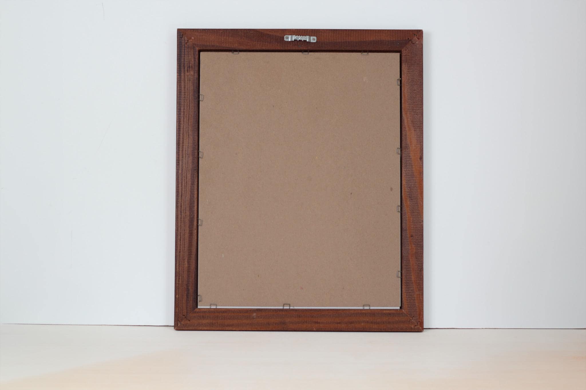 Vintage Moody Floral Rose Print in Wood Frame with Glass