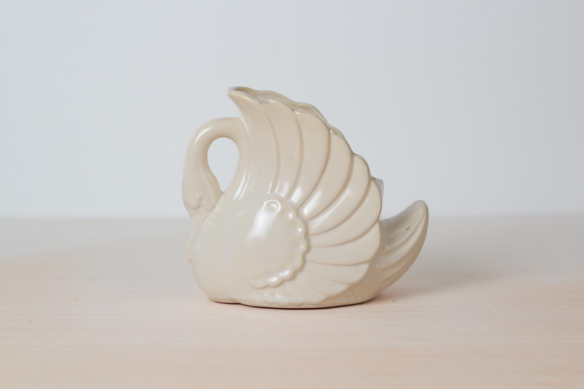 Vintage Mid-Century Swan Planter or Vanity Organizer