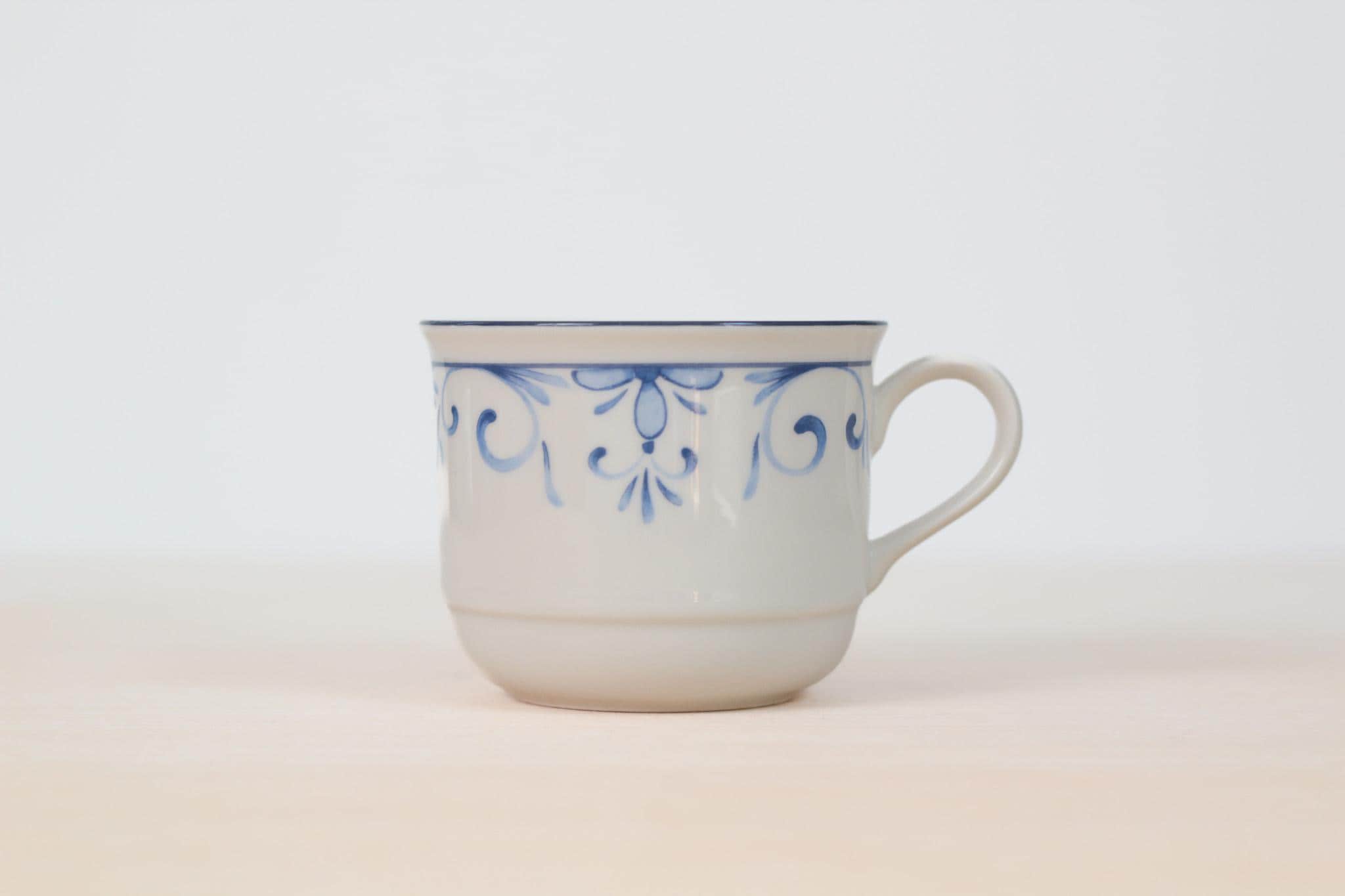Vintage Lenox Chinastone Country Blue Tea Cup