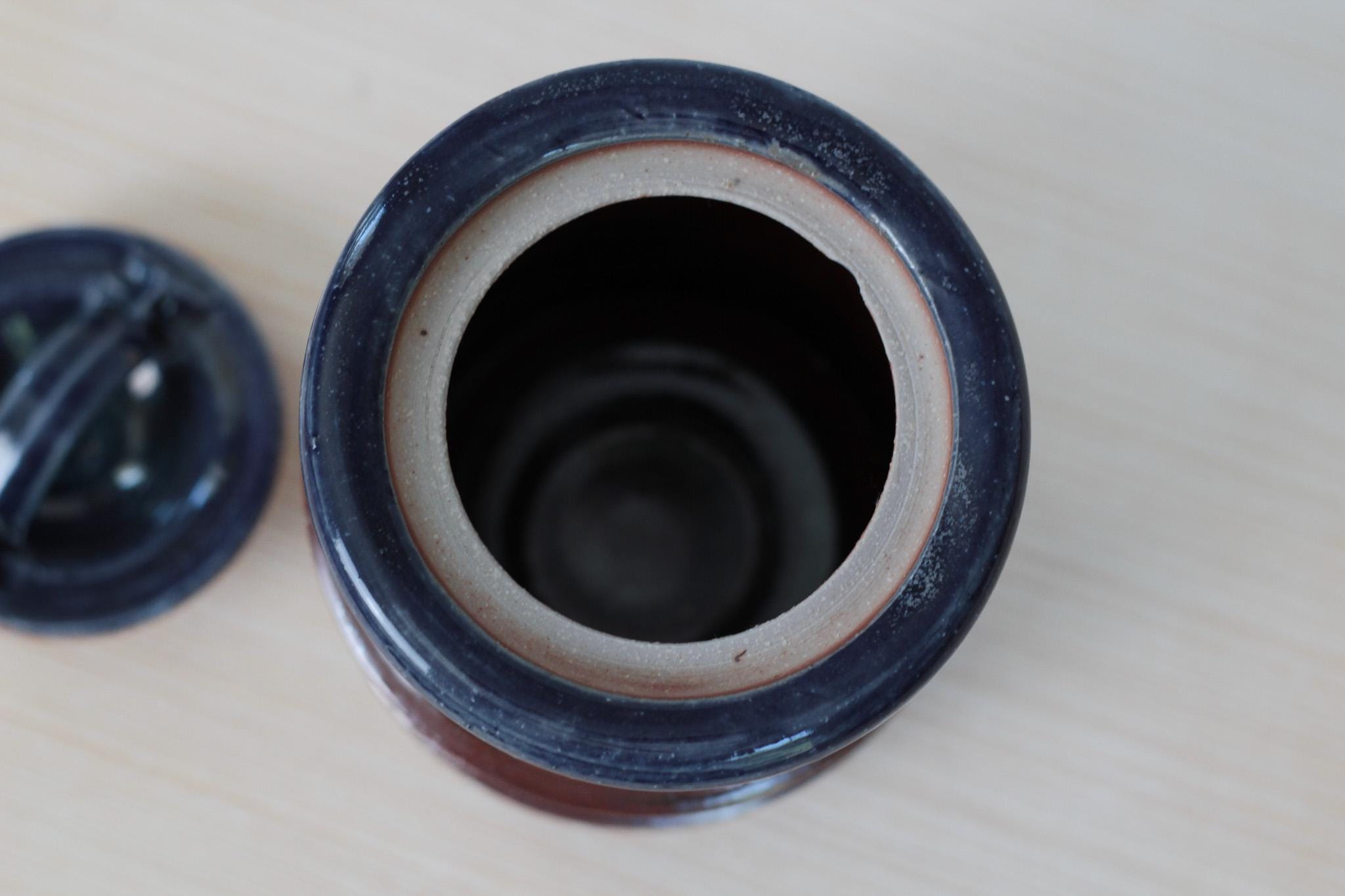 Vintage Studio Pottery Lidded Jar