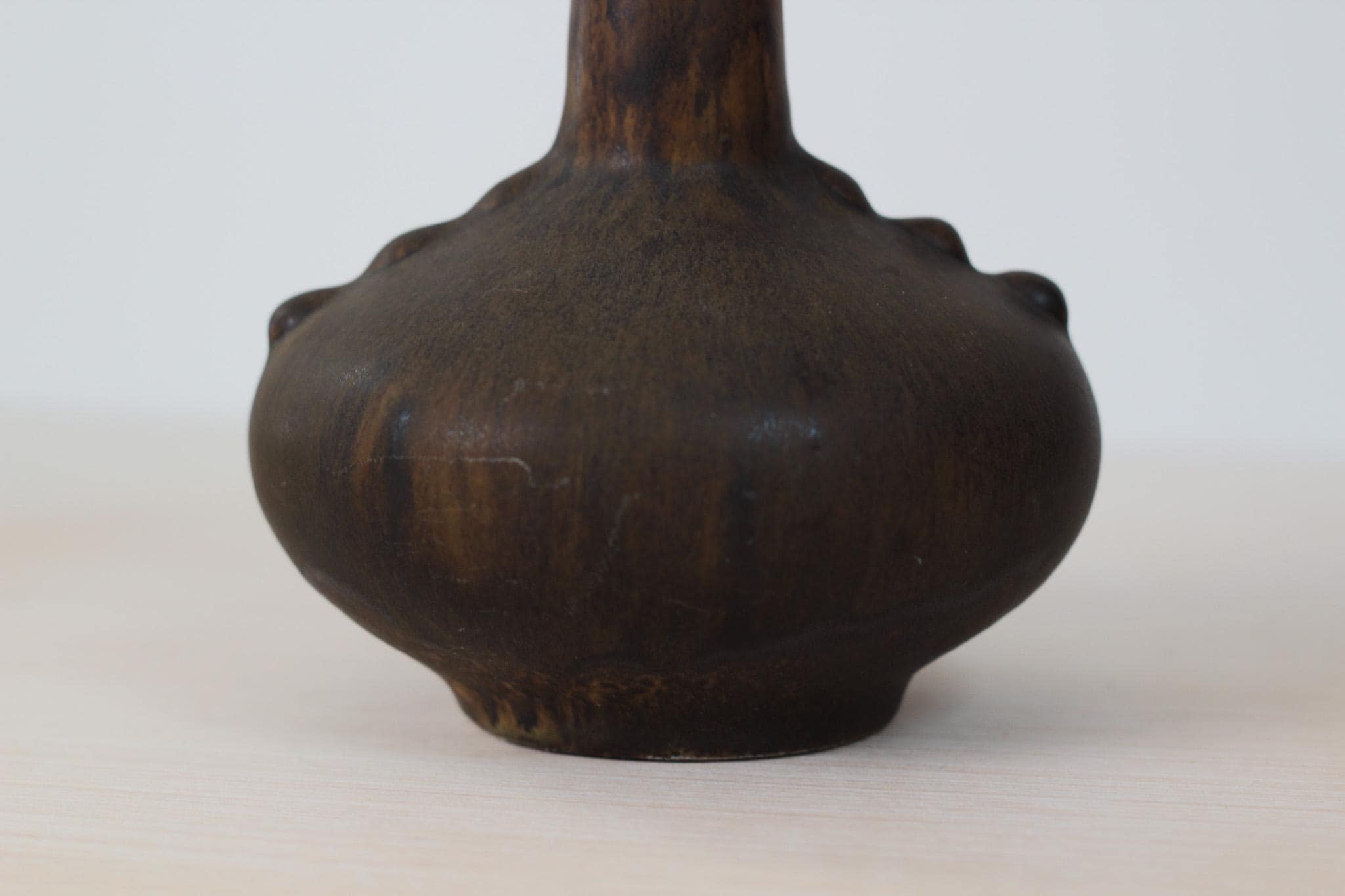 Vintage Mid-Century Maigon Daga Form 52 Bud Vase, Signed by Artist