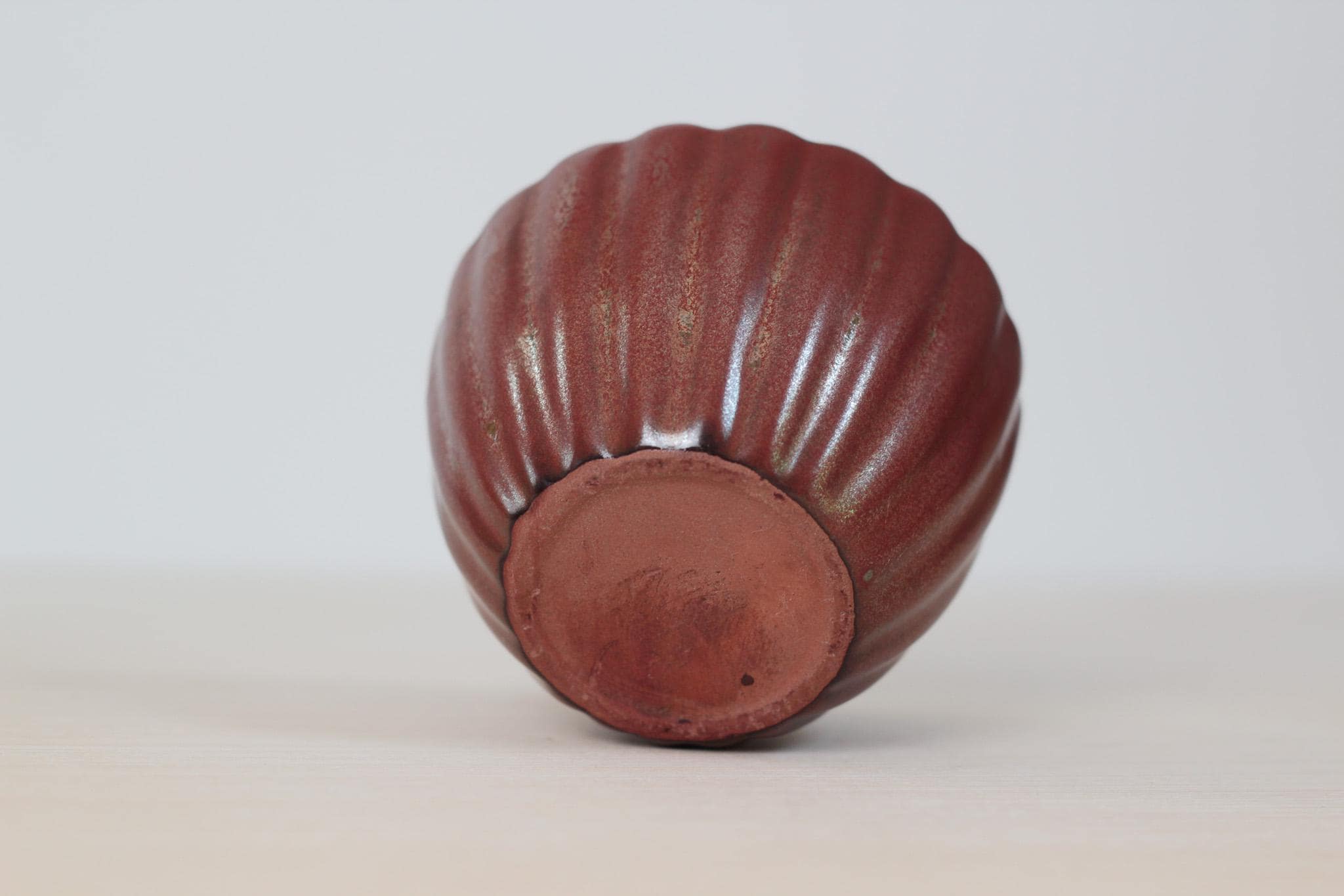 Vintage Studio Pottery Fluted Bowl