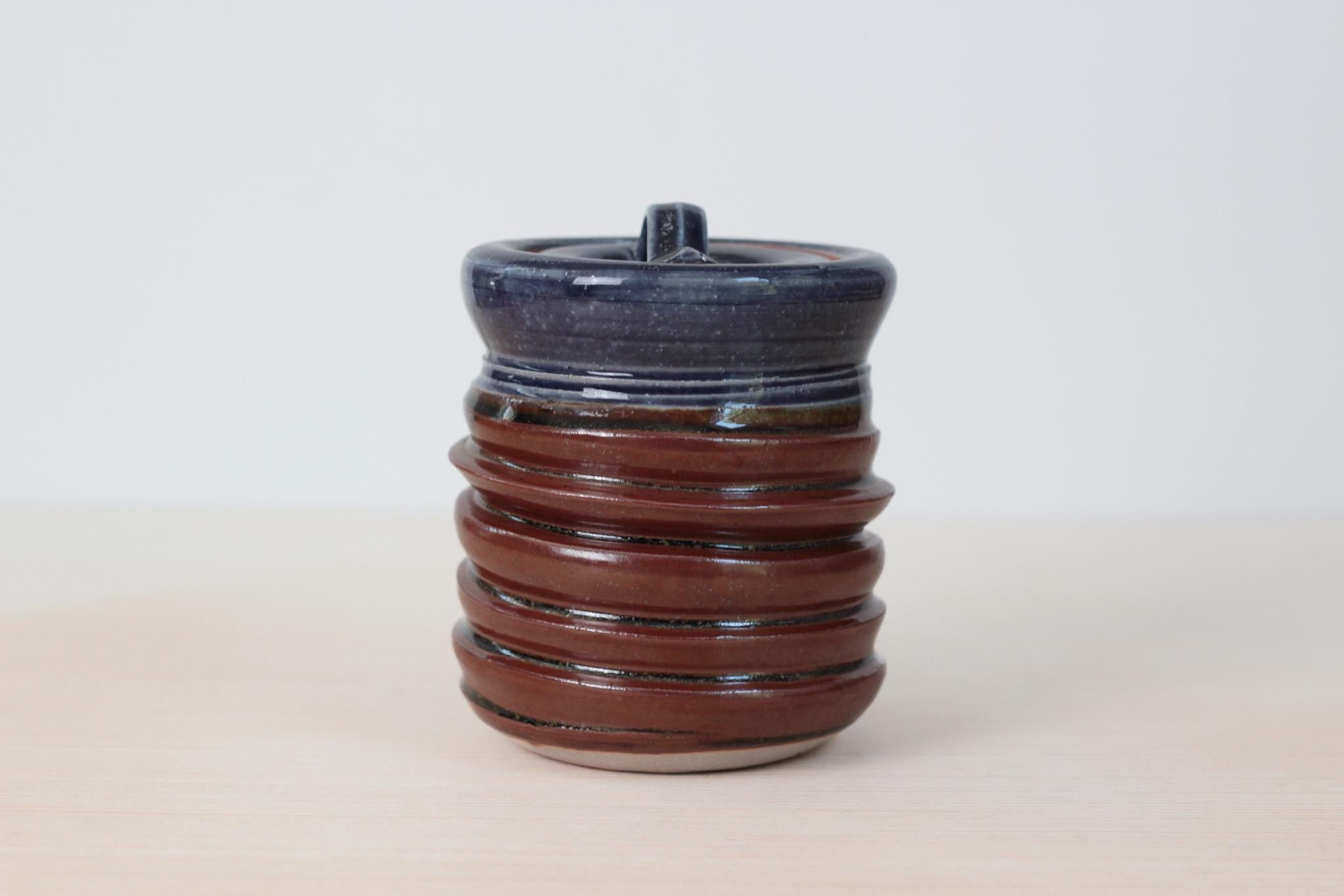 Vintage Studio Pottery Lidded Jar