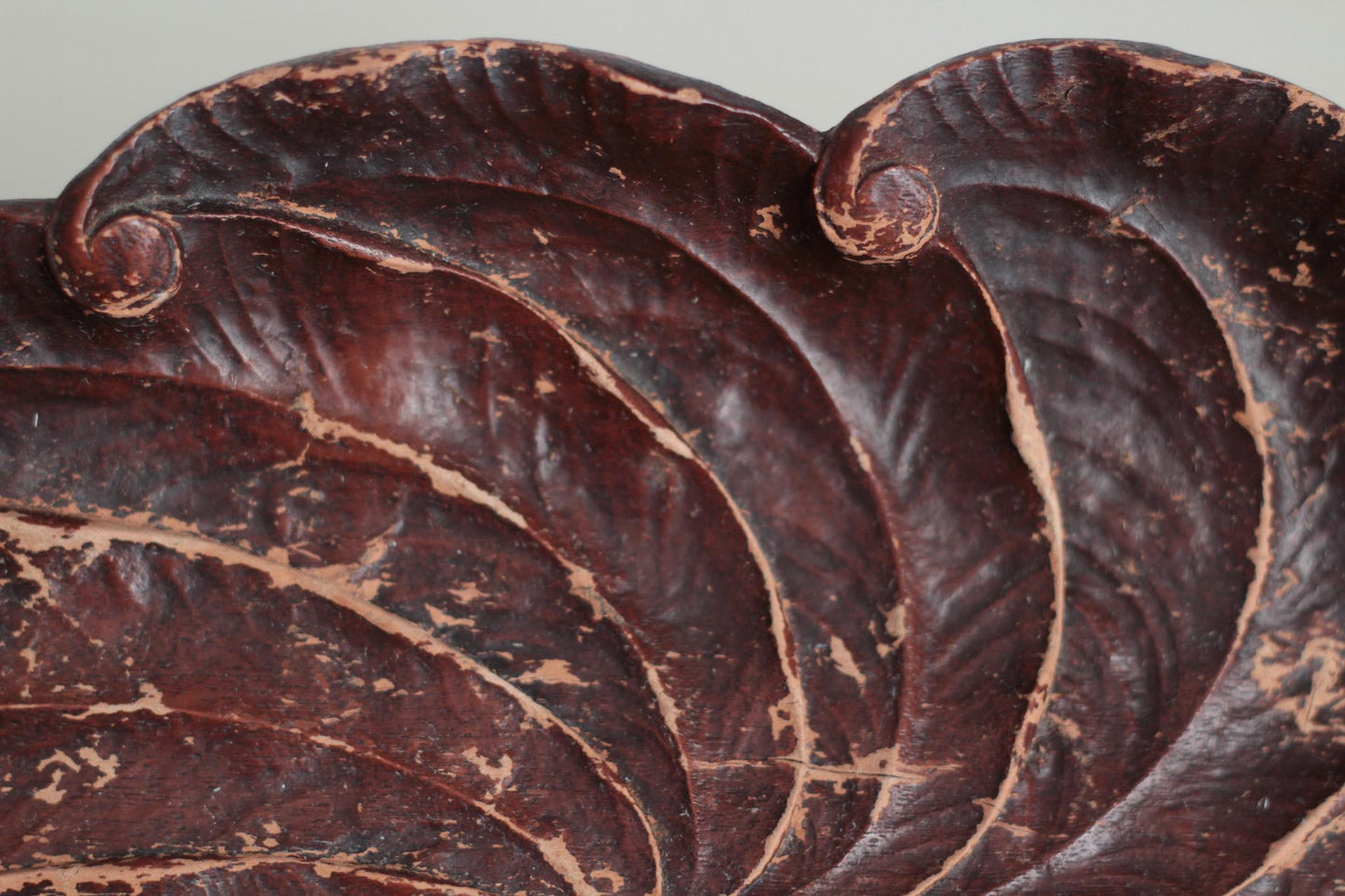 Vintage SyrocoWood Oval Flower Tray