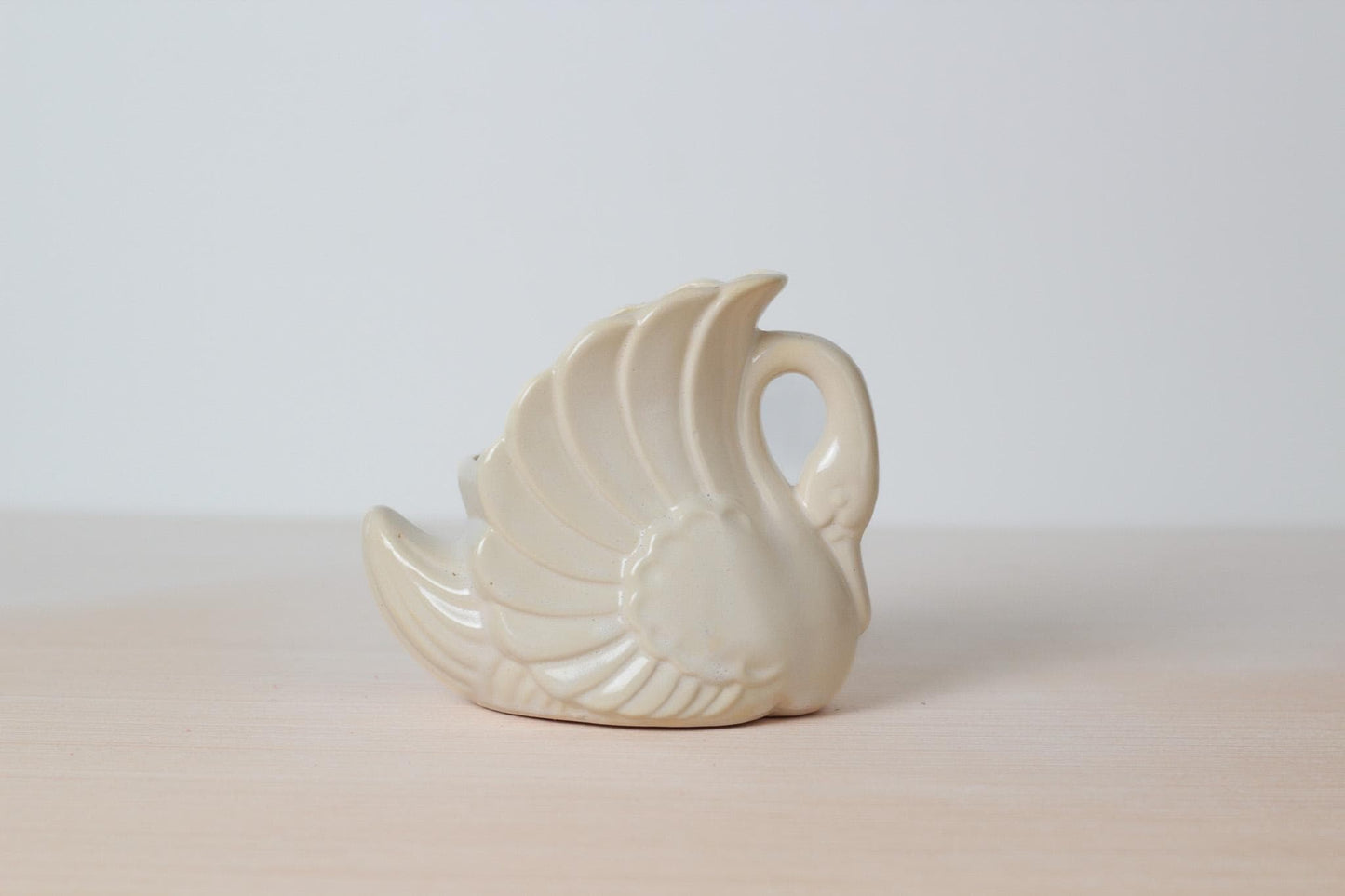 Vintage Mid-Century Swan Planter, Vanity Organizer