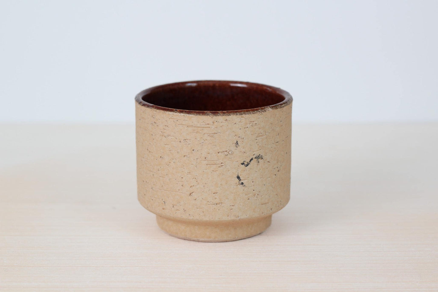 Vintage West German Brutalist Stoneware Pottery Planter