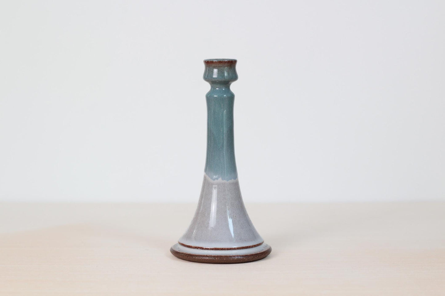 Vintage Handmade Studio Pottery Candlestick | Signed by Artist