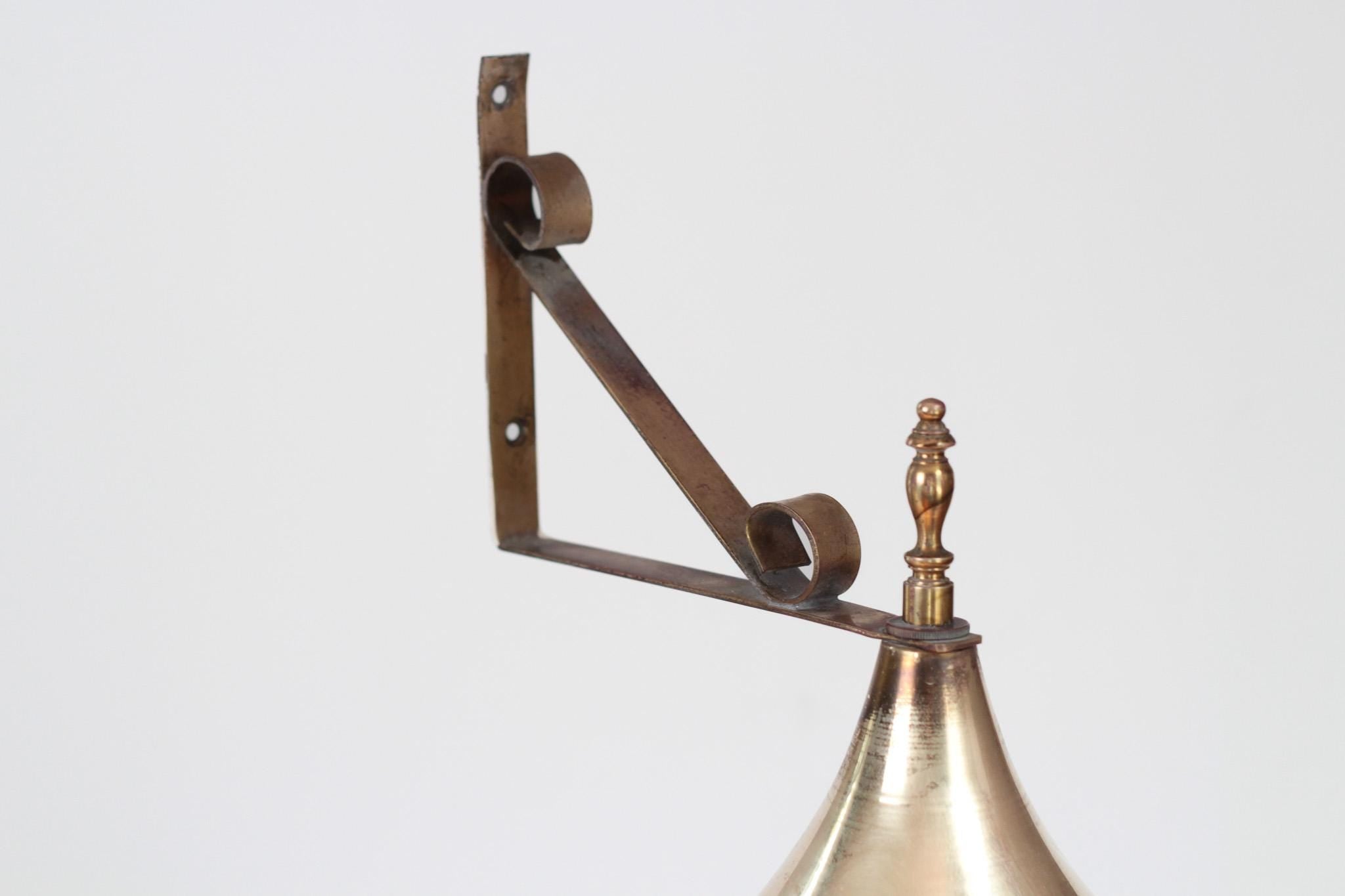 Vintage Ornate Brass Wall Lantern or Planter